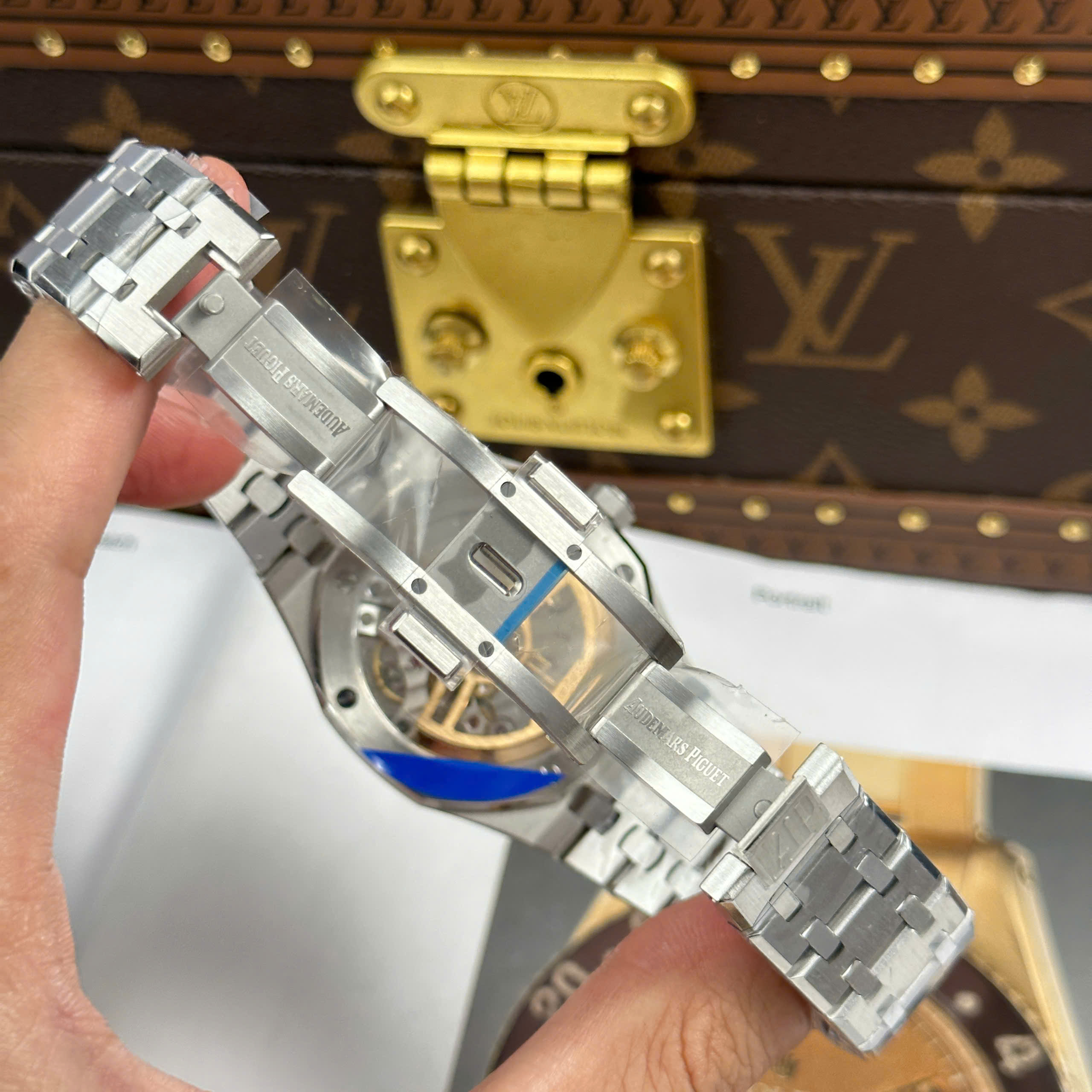Đồng Hồ Audemars Piguet Royal Oak 41mm Mặt Số Xanh Lá 15510 Replica 1:1 APS Factory