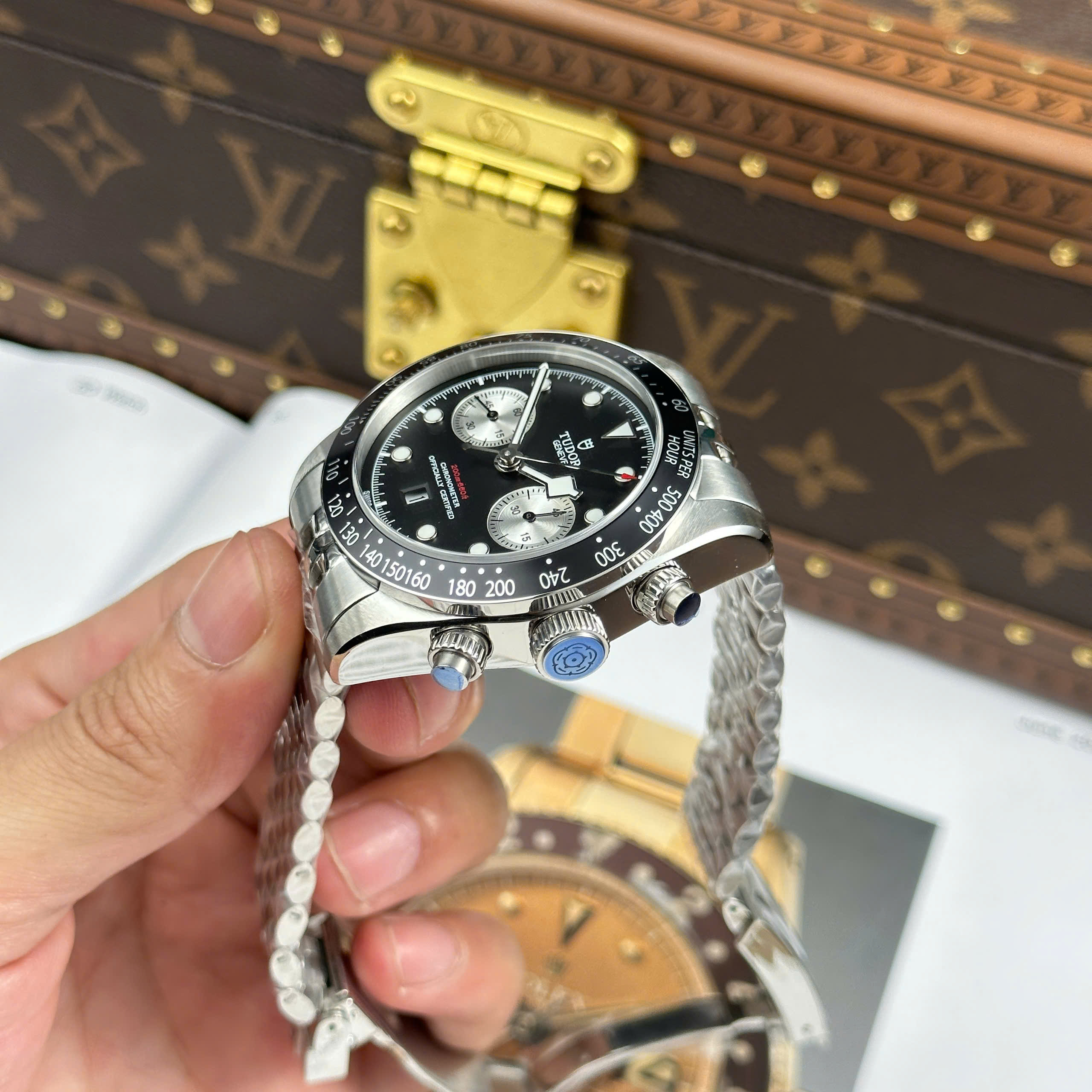 Đồng Hồ Tudor Black Bay Chronograph Replica 1:1 41mm TW Factory