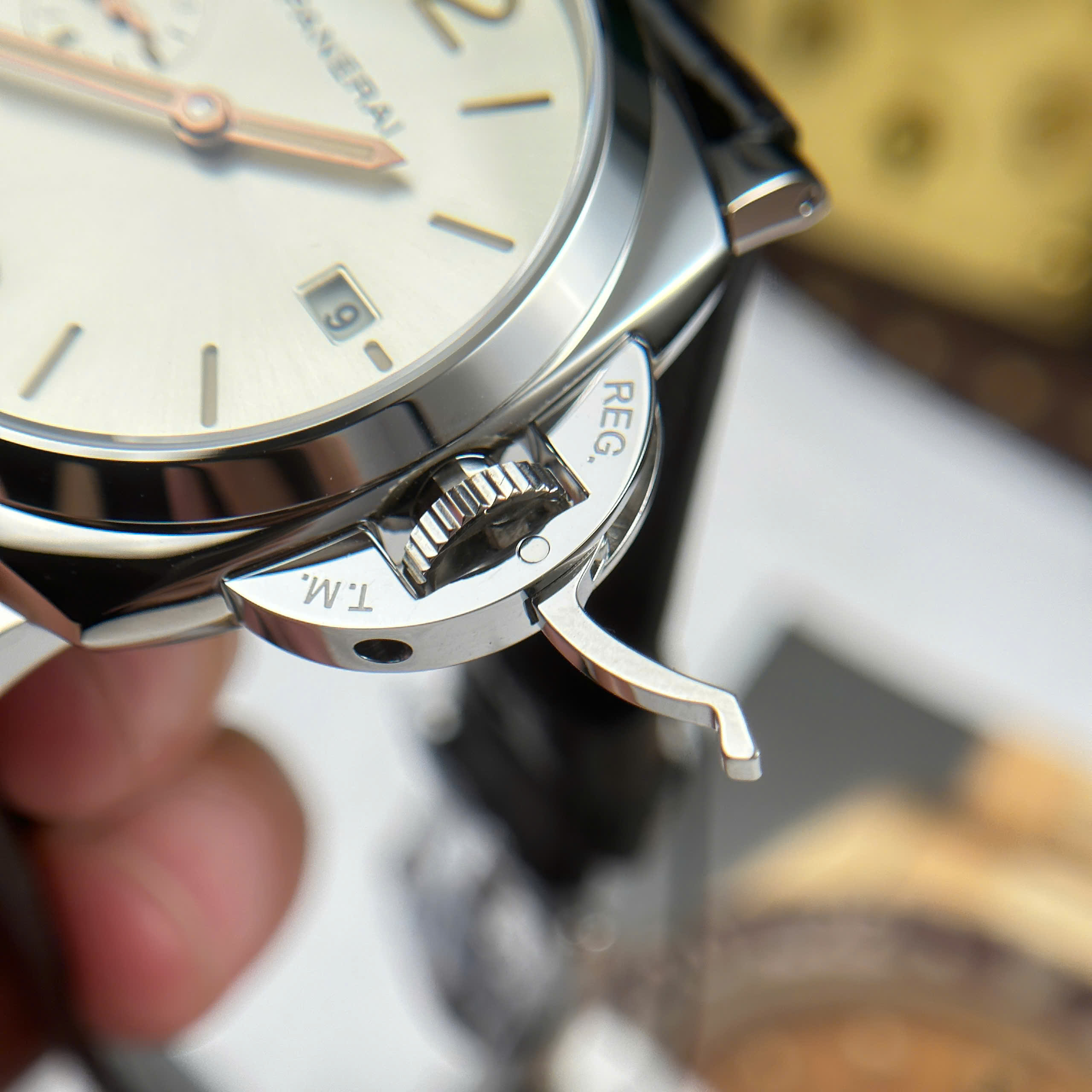 Đồng Hồ Panerai Luminor Due PAM1249 Mặt Trắng Ngà Dây Da Replica 1:1 42mm VS Factory