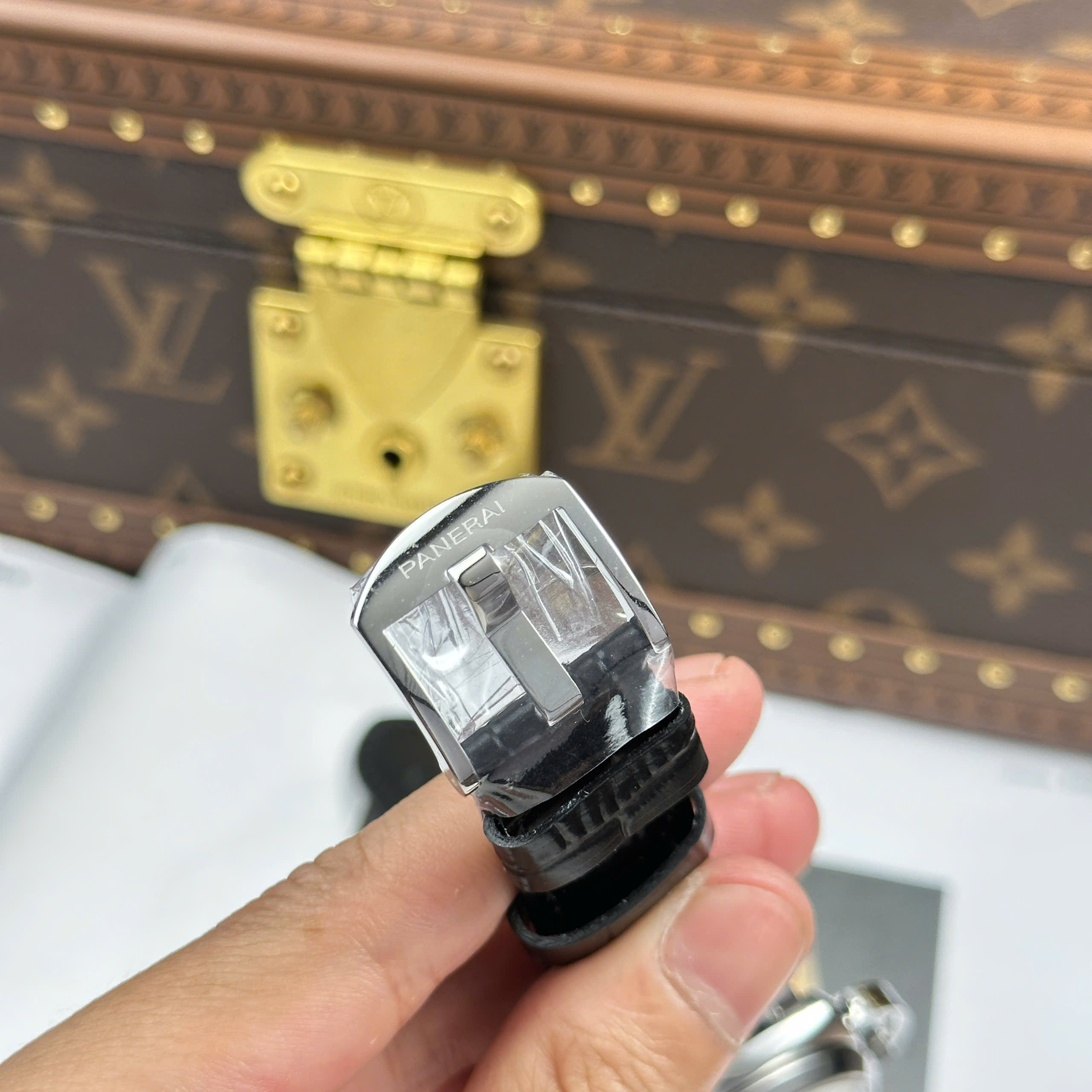 Đồng Hồ Panerai Luminor Due PAM1249 Mặt Trắng Ngà Dây Da Replica 1:1 42mm VS Factory