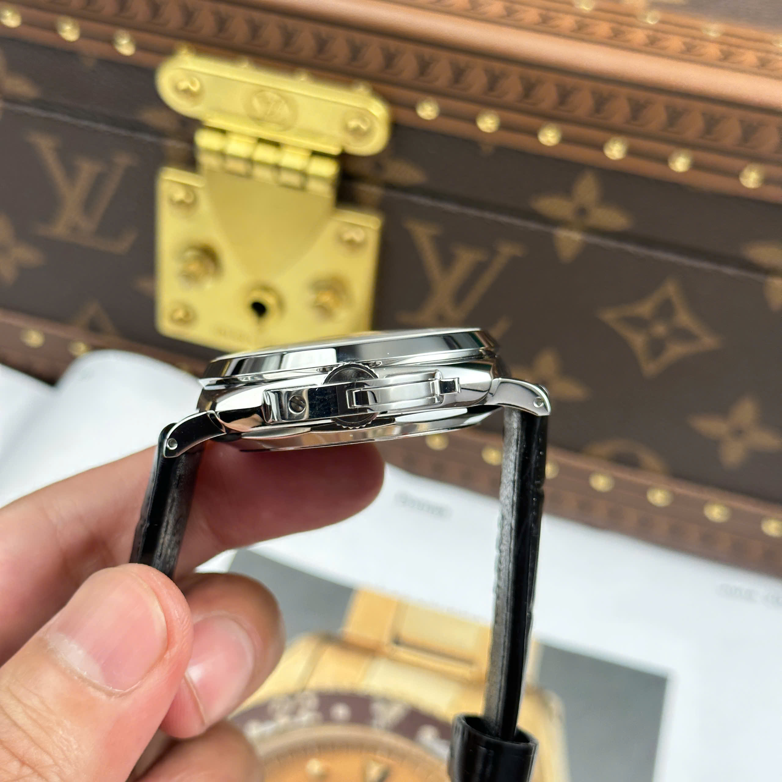 Đồng Hồ Panerai Luminor Due PAM1249 Mặt Trắng Ngà Dây Da Replica 1:1 42mm VS Factory