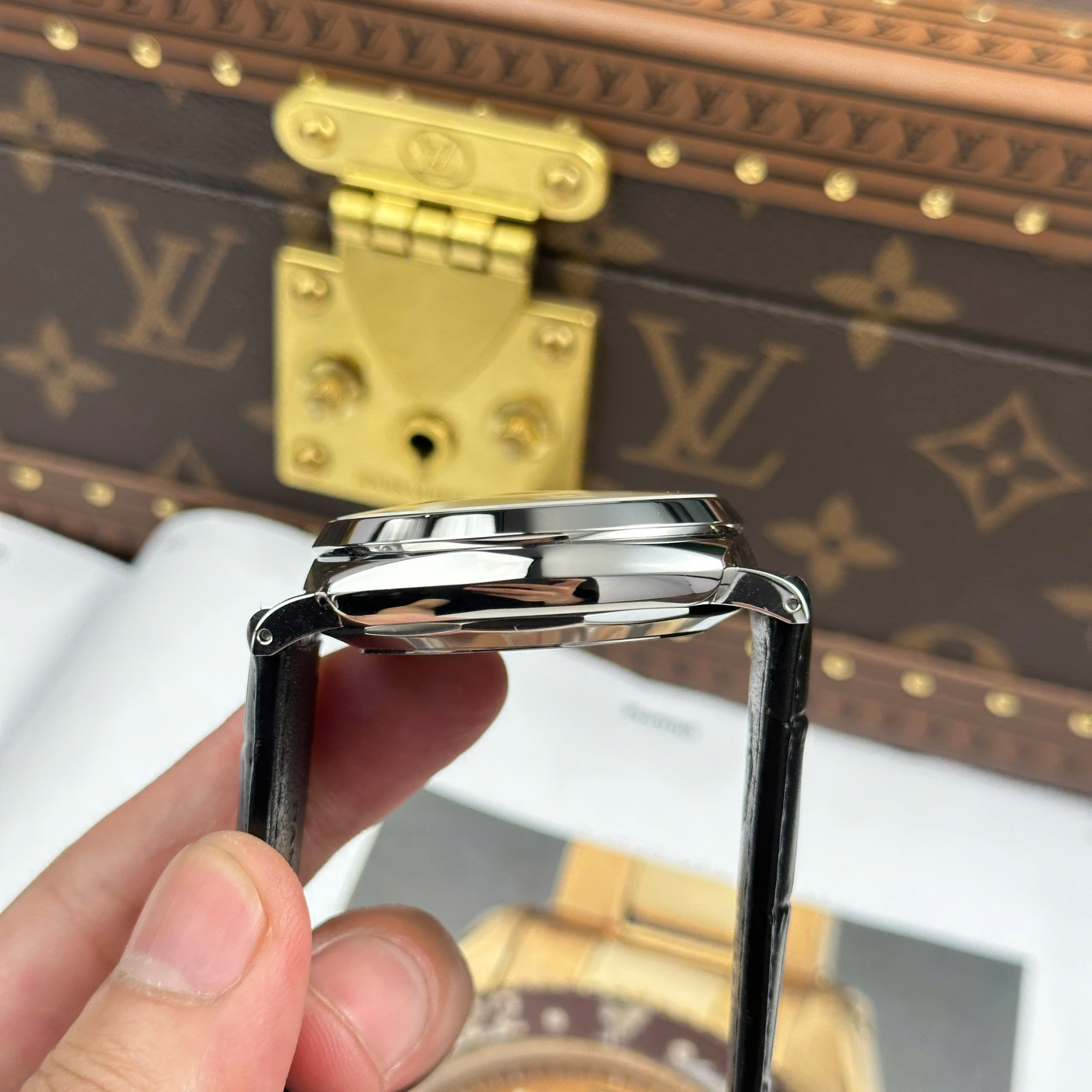 Đồng Hồ Panerai Luminor Due PAM1249 Mặt Trắng Ngà Dây Da Replica 1:1 42mm VS Factory
