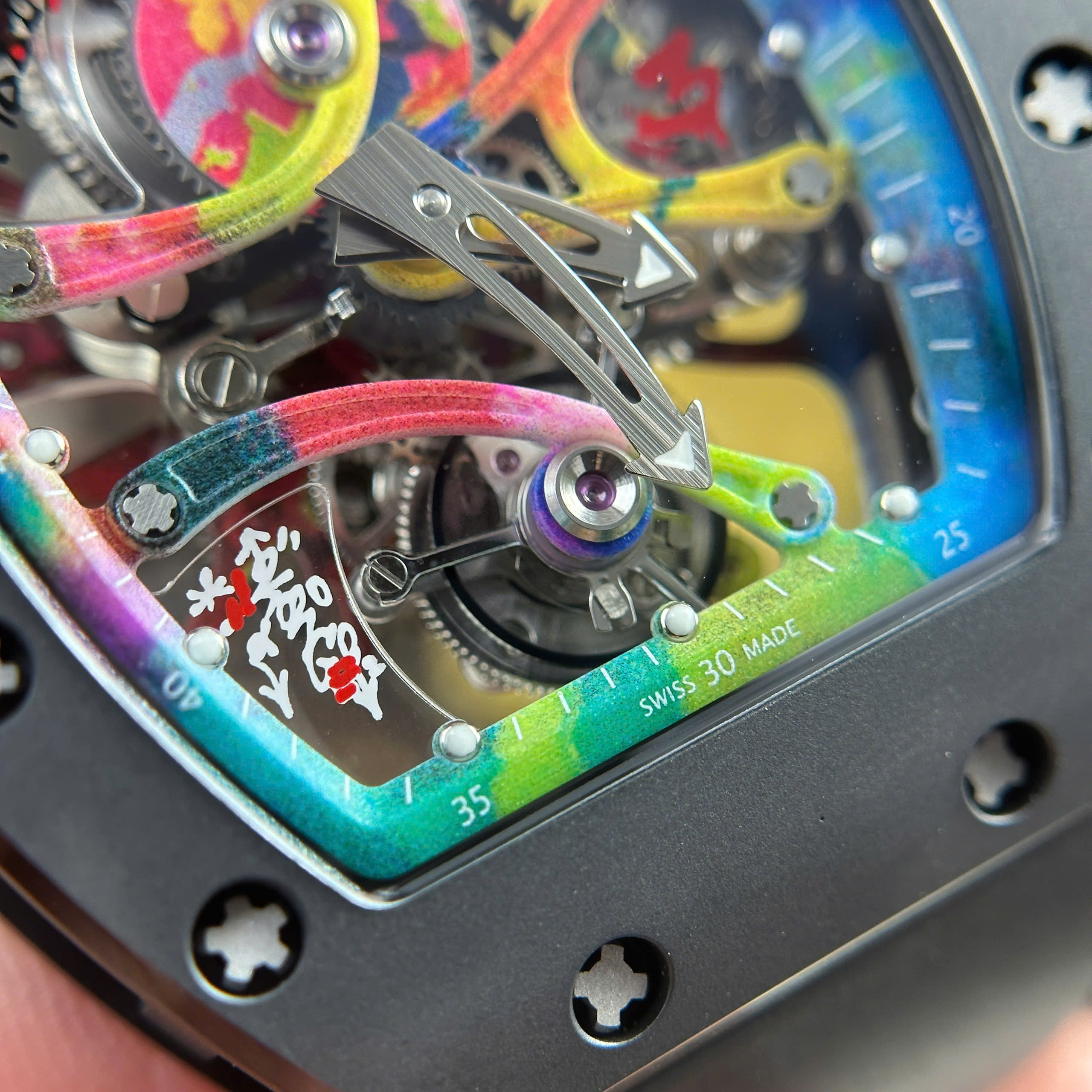 Đồng Hồ Richard Mille 68-01 Toubillon Cyril Kongo Replica 1:1