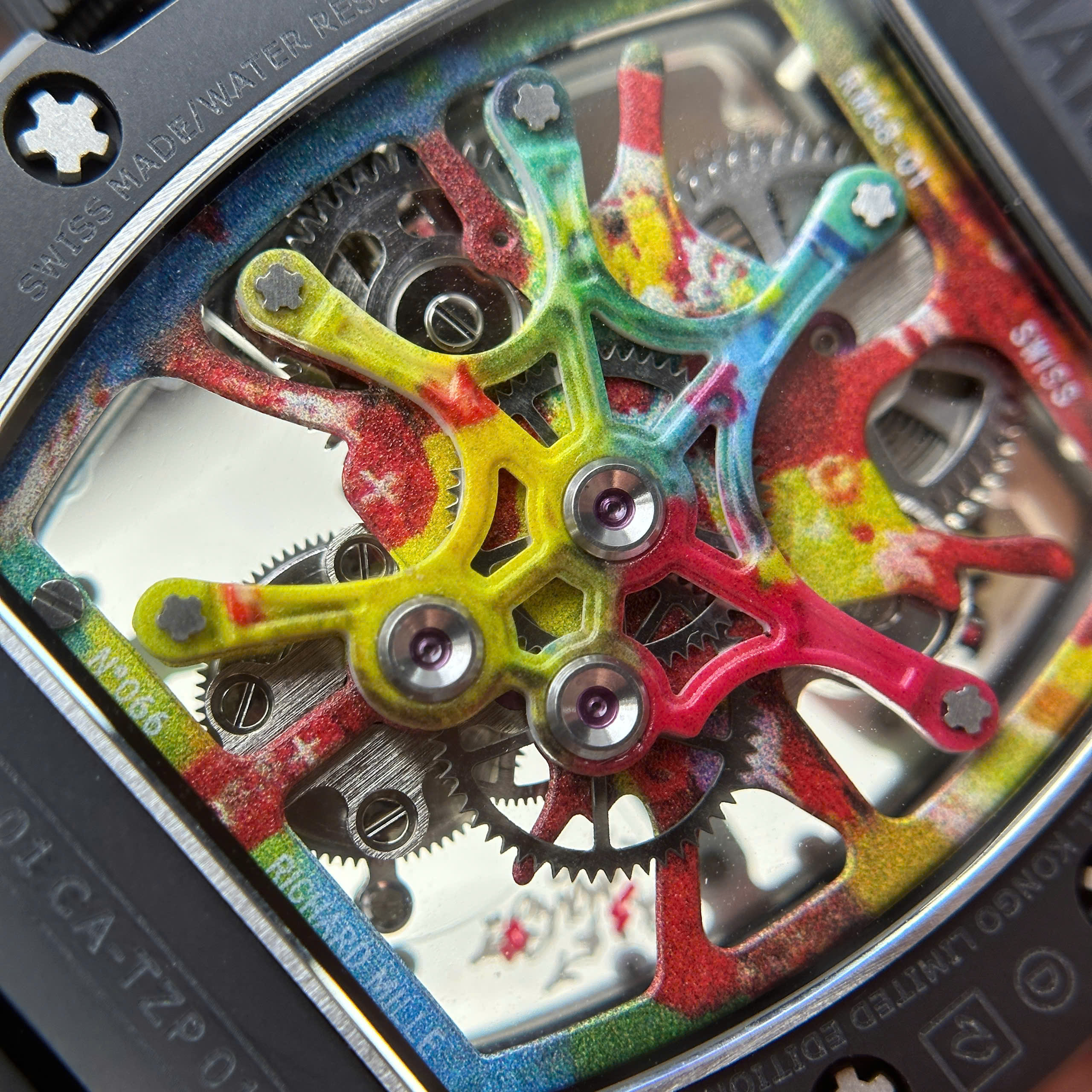 Đồng Hồ Richard Mille 68-01 Toubillon Cyril Kongo Replica 1:1