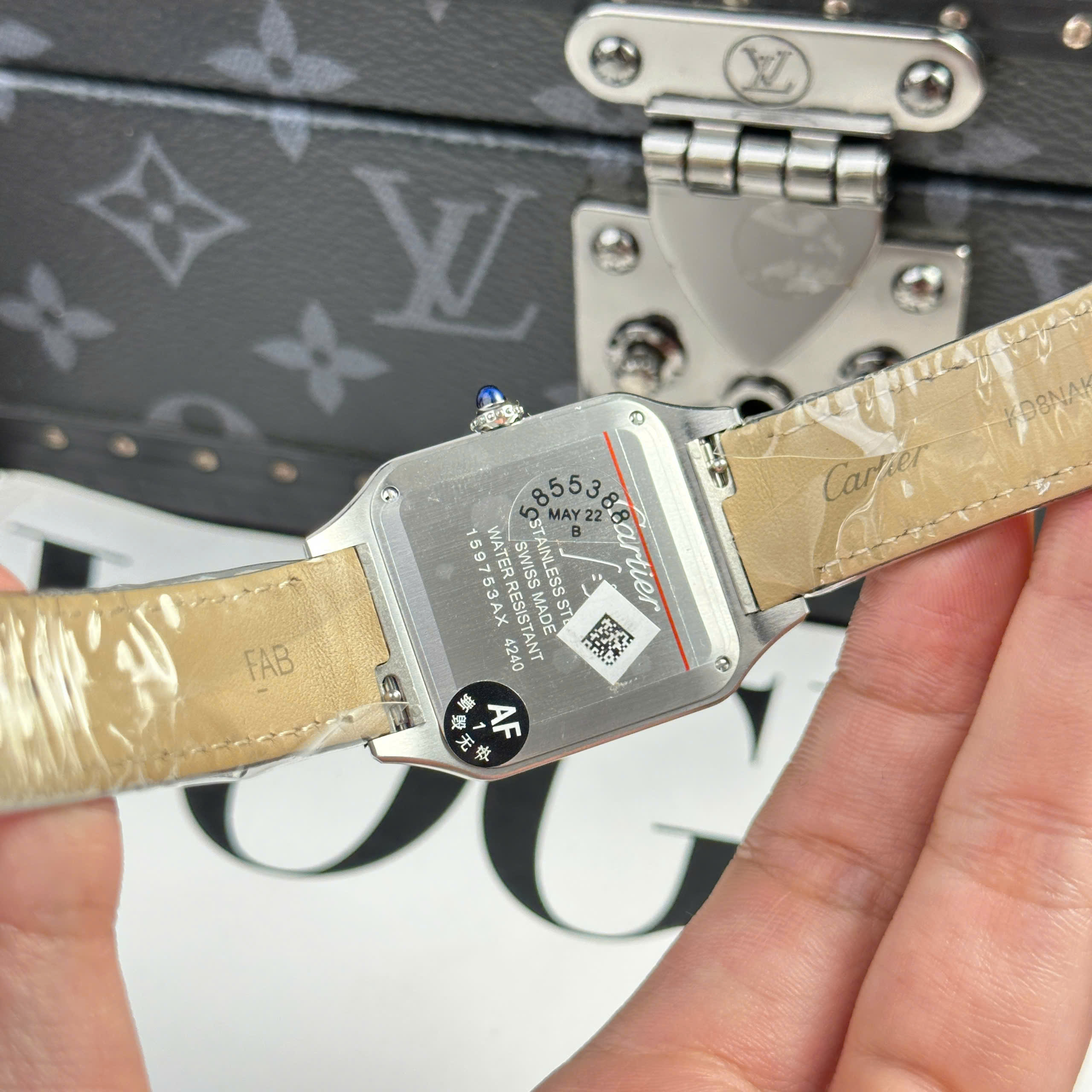 Đồng Hồ Cartier Santos Dumont 43.5mm automatic Replica 1:1 AF Factory