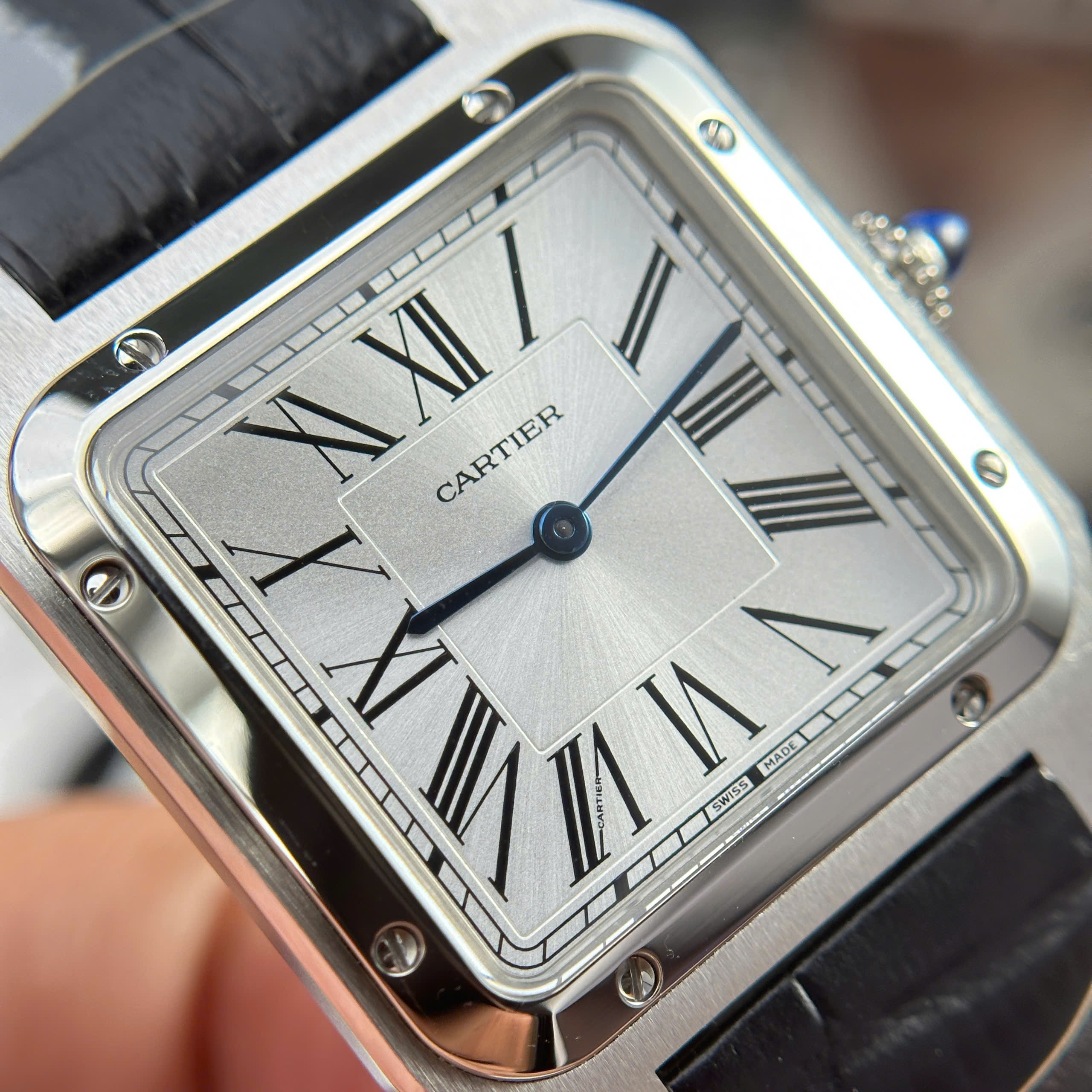 Đồng Hồ Cartier Santos Dumont 43.5mm automatic Replica 1:1 AF Factory