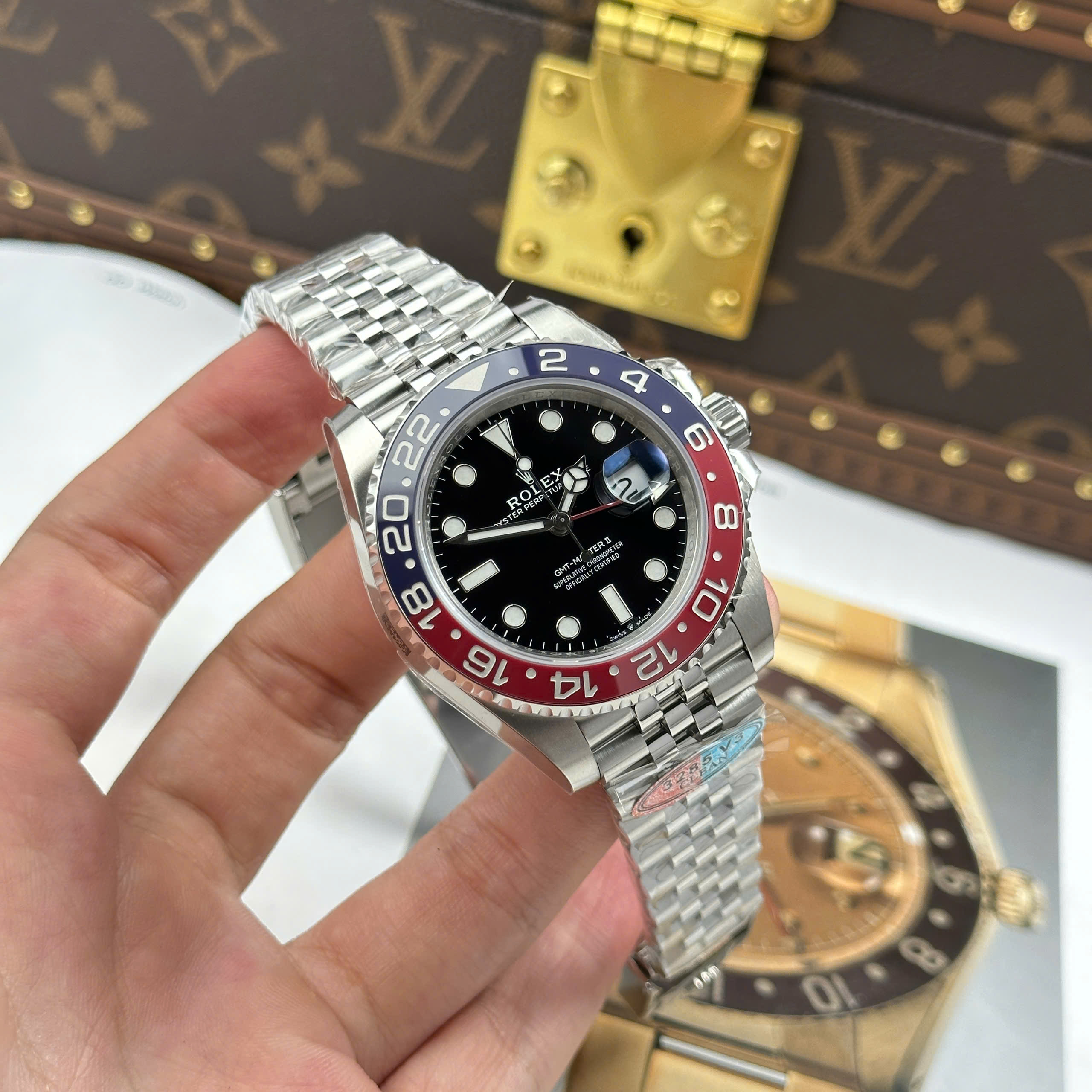 Rolex GMT-Master II 126710BLRO-0001 Pepsi Jubilee Replica 1:1 40mm Clean Factory 1:1