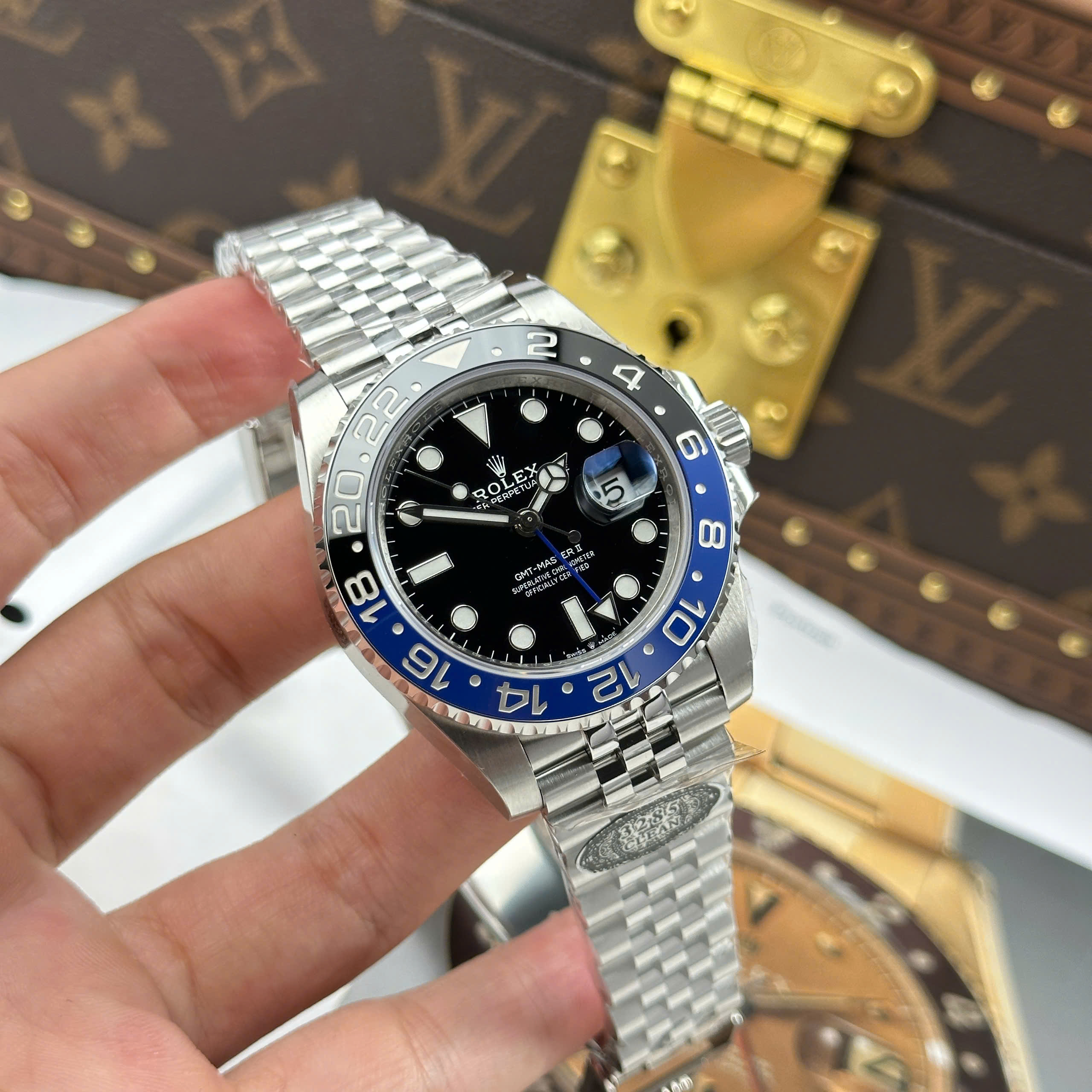 Đồng Hồ Rolex GMT-Master II 40mm 126710BLNR Batgirl Replica 1:1 Clean Factory