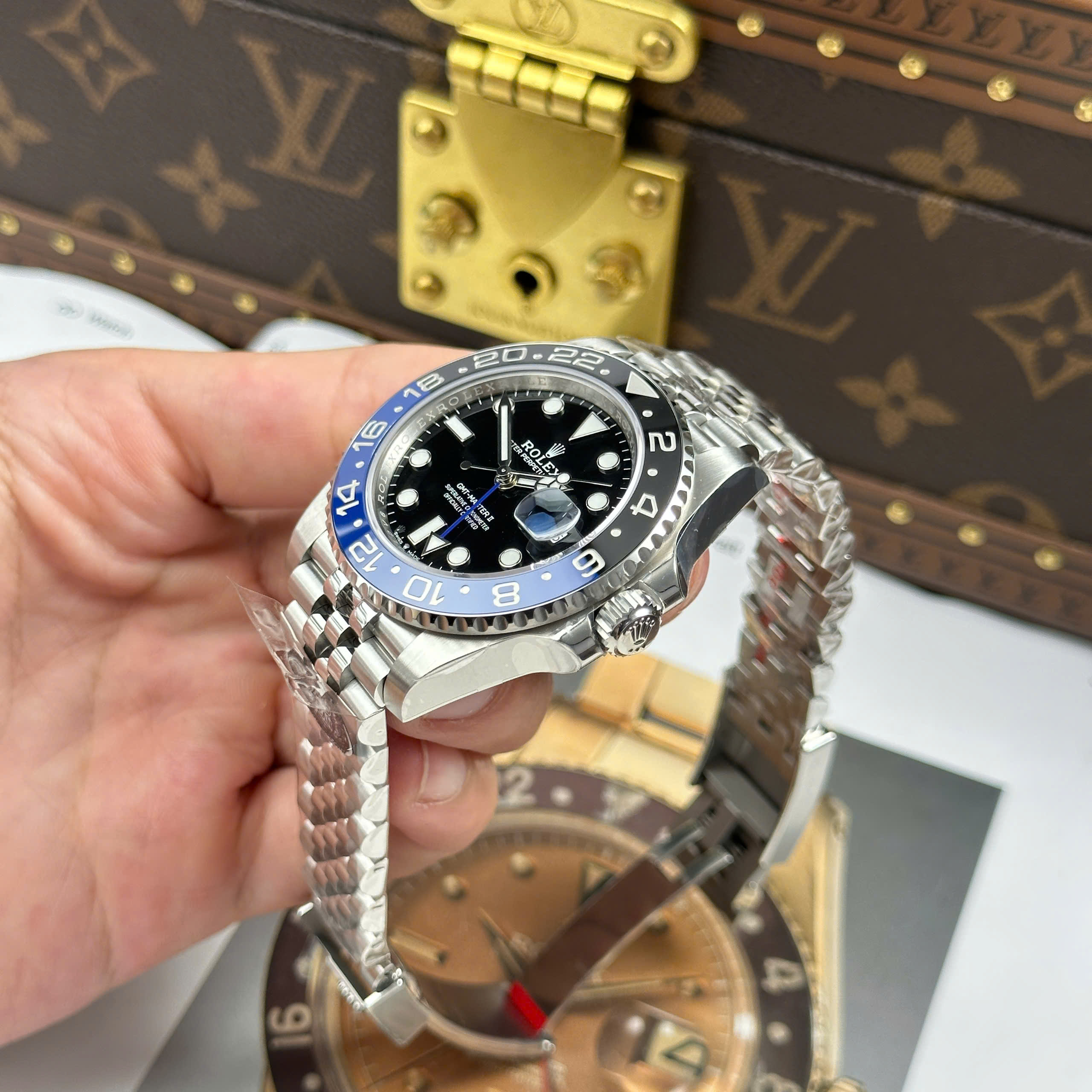 Đồng Hồ Rolex GMT-Master II 40mm 126710BLNR Batgirl Replica 1:1 Clean Factory