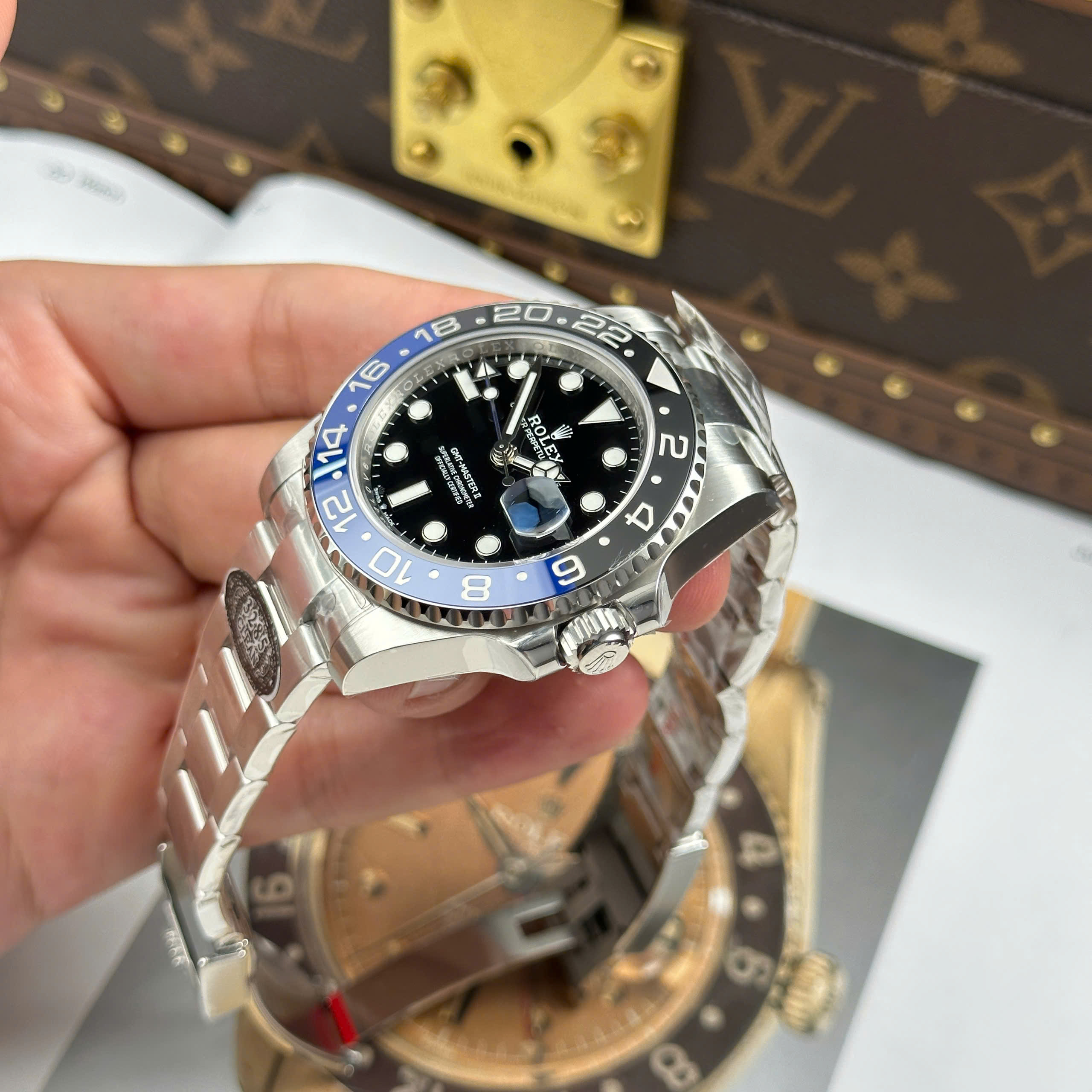 Đồng Hồ Rolex GMT-Master II 40mm 126710BLNR Batman Replica 1:1 Clean Factory