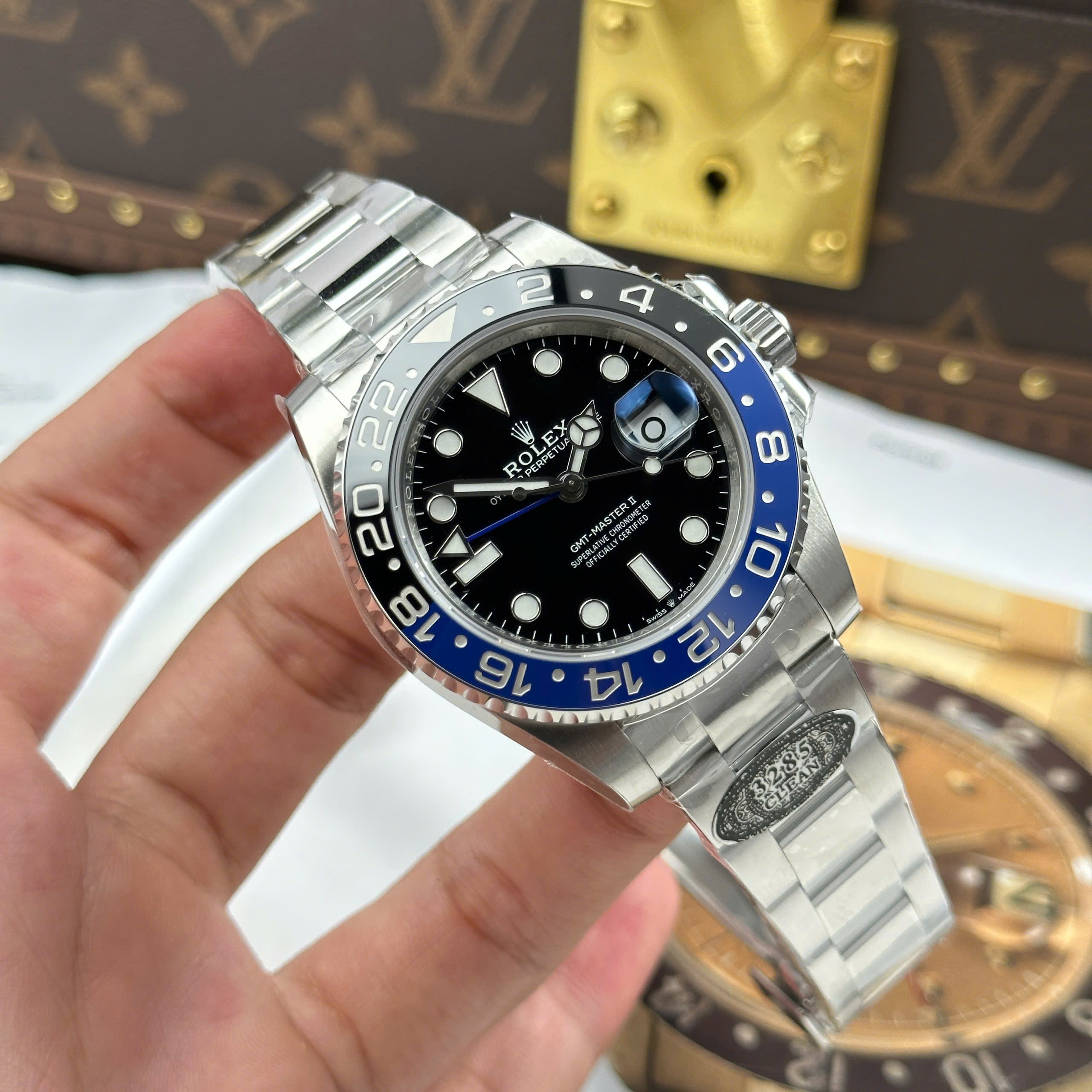 Đồng Hồ Rolex GMT-Master II 40mm 126710BLNR Batman Replica 1:1 Clean Factory