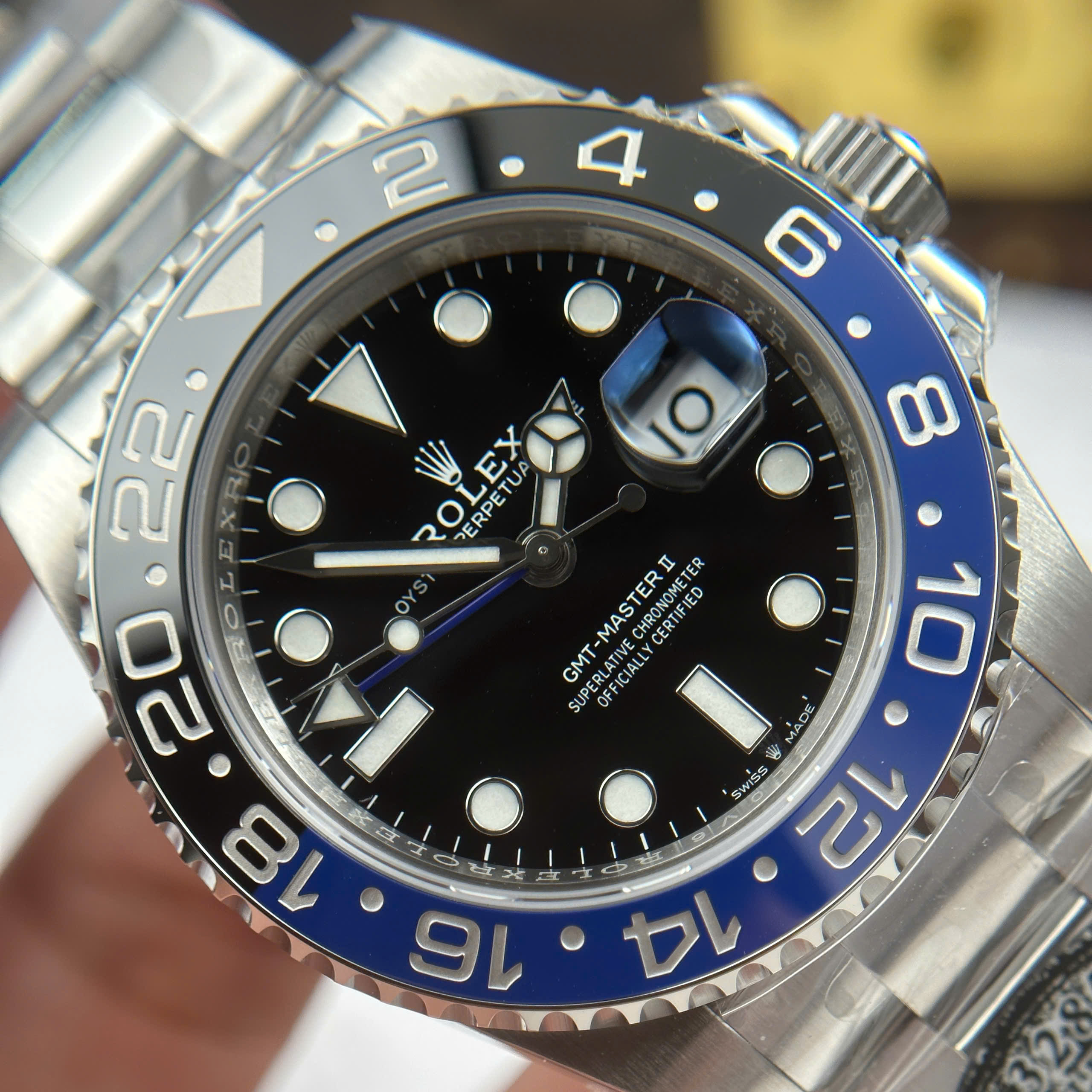 Đồng Hồ Rolex GMT-Master II 40mm 126710BLNR Batman Replica 1:1 Clean Factory