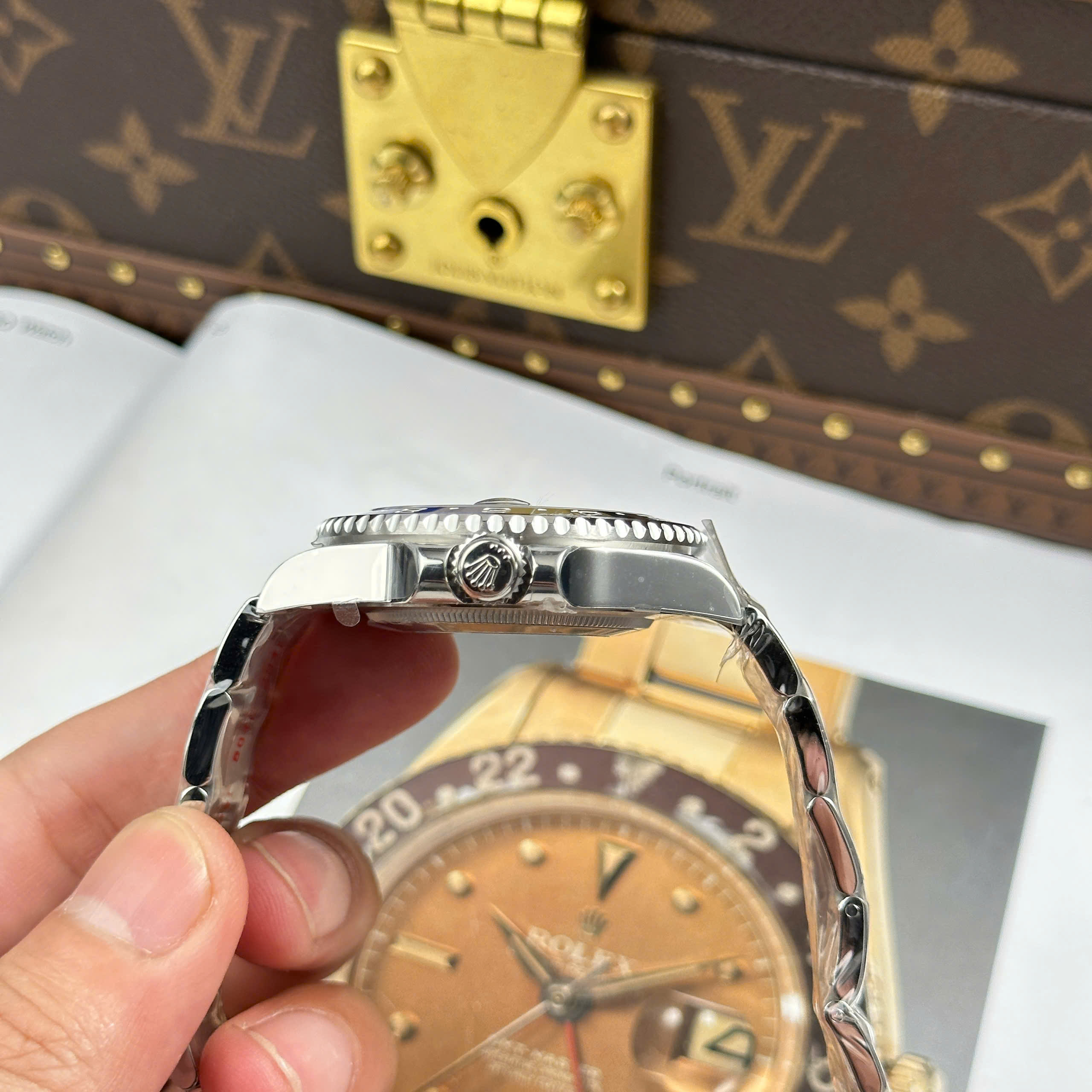 Đồng Hồ Rolex GMT-Master II 40mm 126710BLNR Batman Replica 1:1 Clean Factory