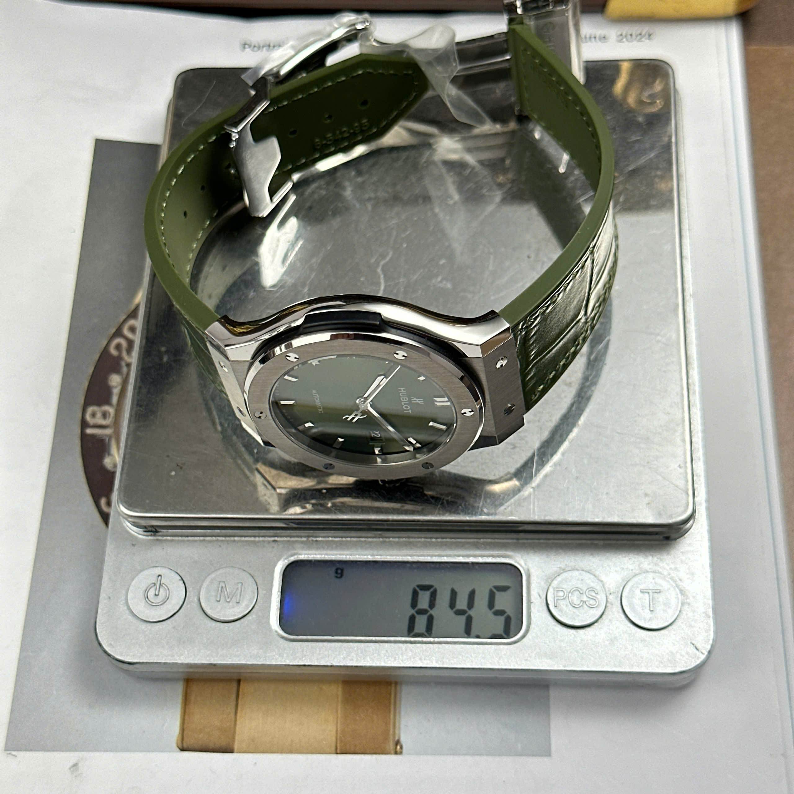 Đồng Hồ Hublot Classic Fusion 42mm Full Vỏ Titanium 85g Replica 1:1 JJZ Factory