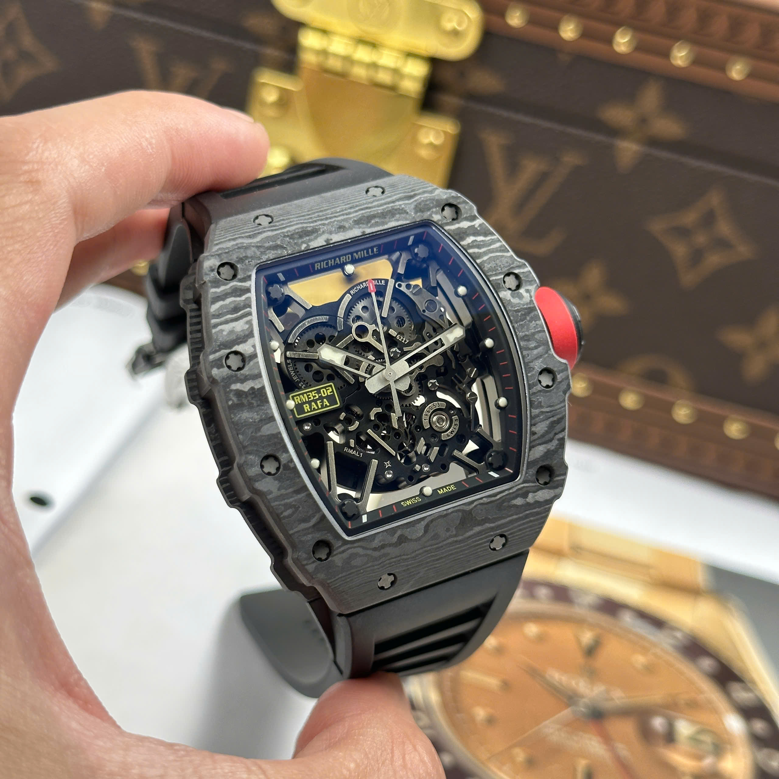 Đồng Hồ Richard Mille RM35-02 Rafael Nadal Replica 1:1 Cao Cấp ZF Factory