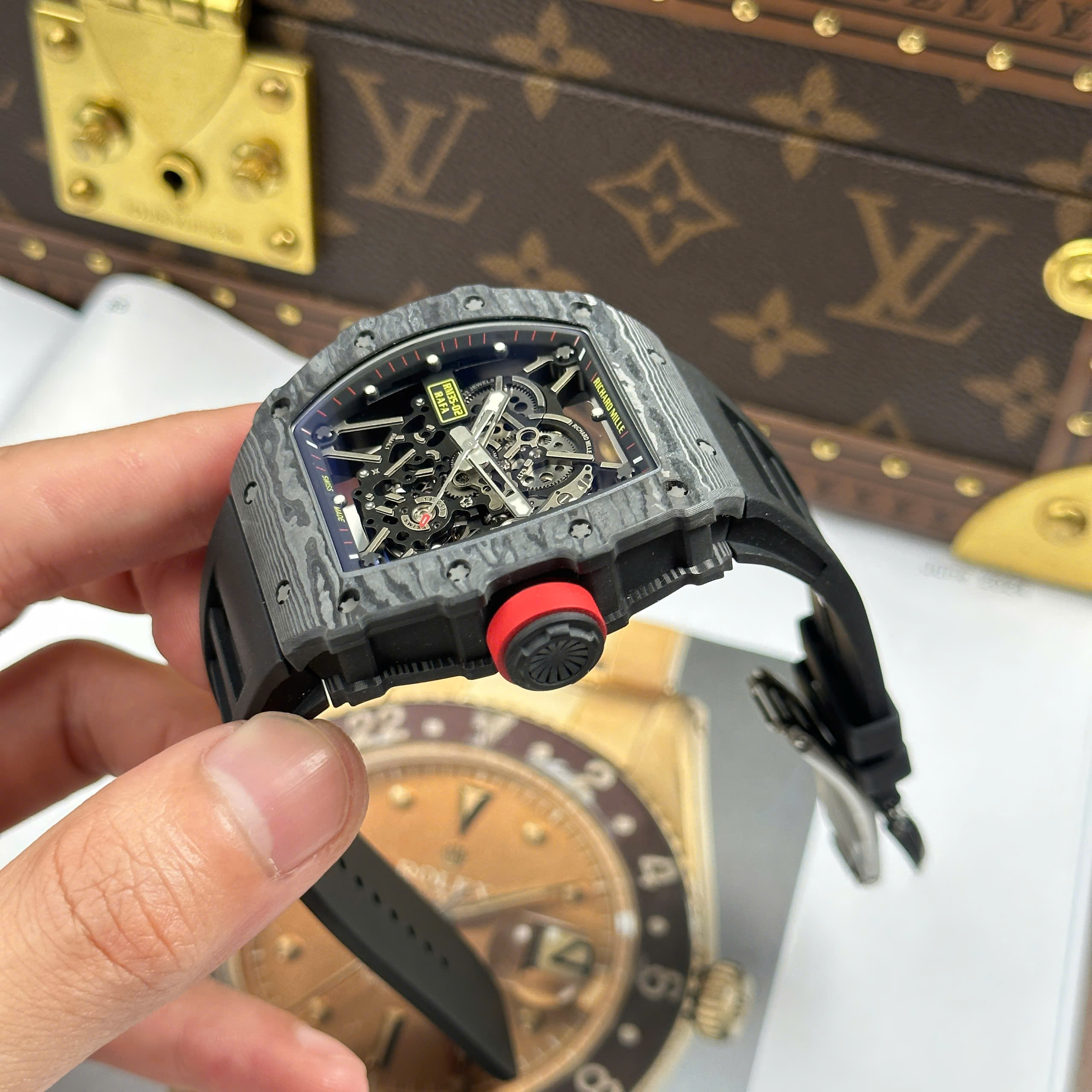 Đồng Hồ Richard Mille RM35-02 Rafael Nadal Replica 1:1 Cao Cấp ZF Factory
