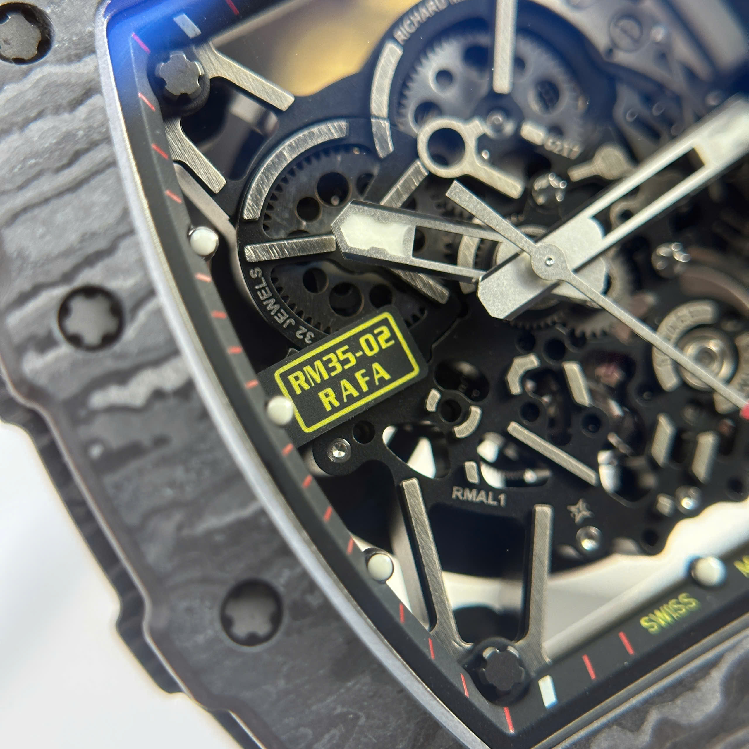 Đồng Hồ Richard Mille RM35-02 Rafael Nadal Replica 1:1 Cao Cấp ZF Factory