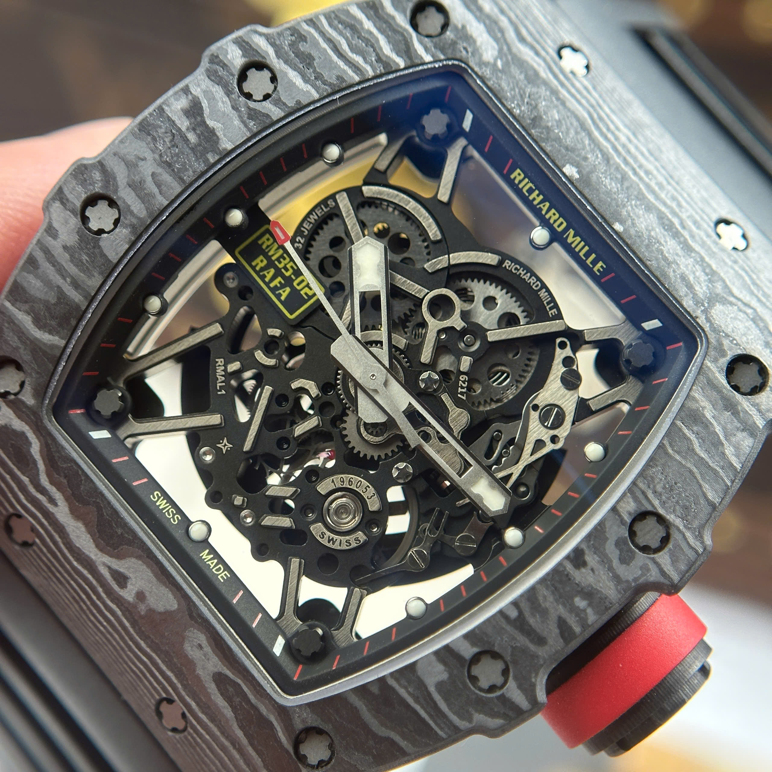 Đồng Hồ Richard Mille RM35-02 Rafael Nadal Replica 1:1 Cao Cấp ZF Factory