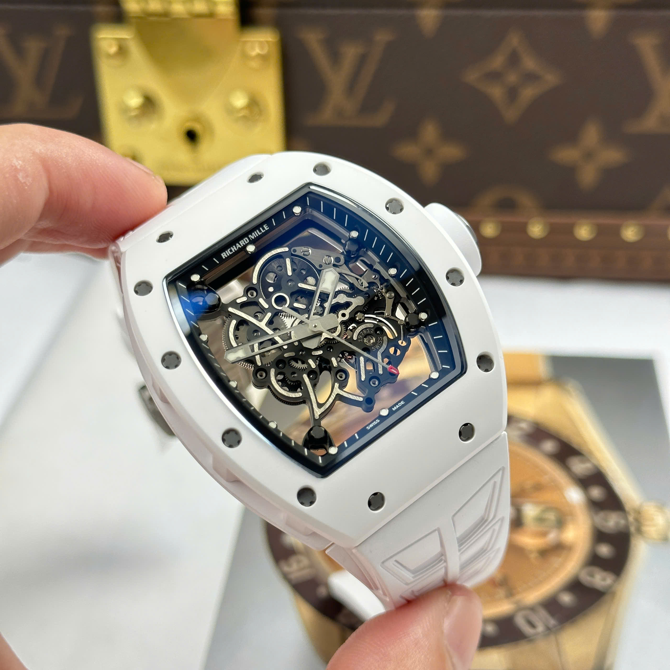 Đồng Hồ Richard RM055 Vỏ Ceramic Replica 1:1 ZF Factory