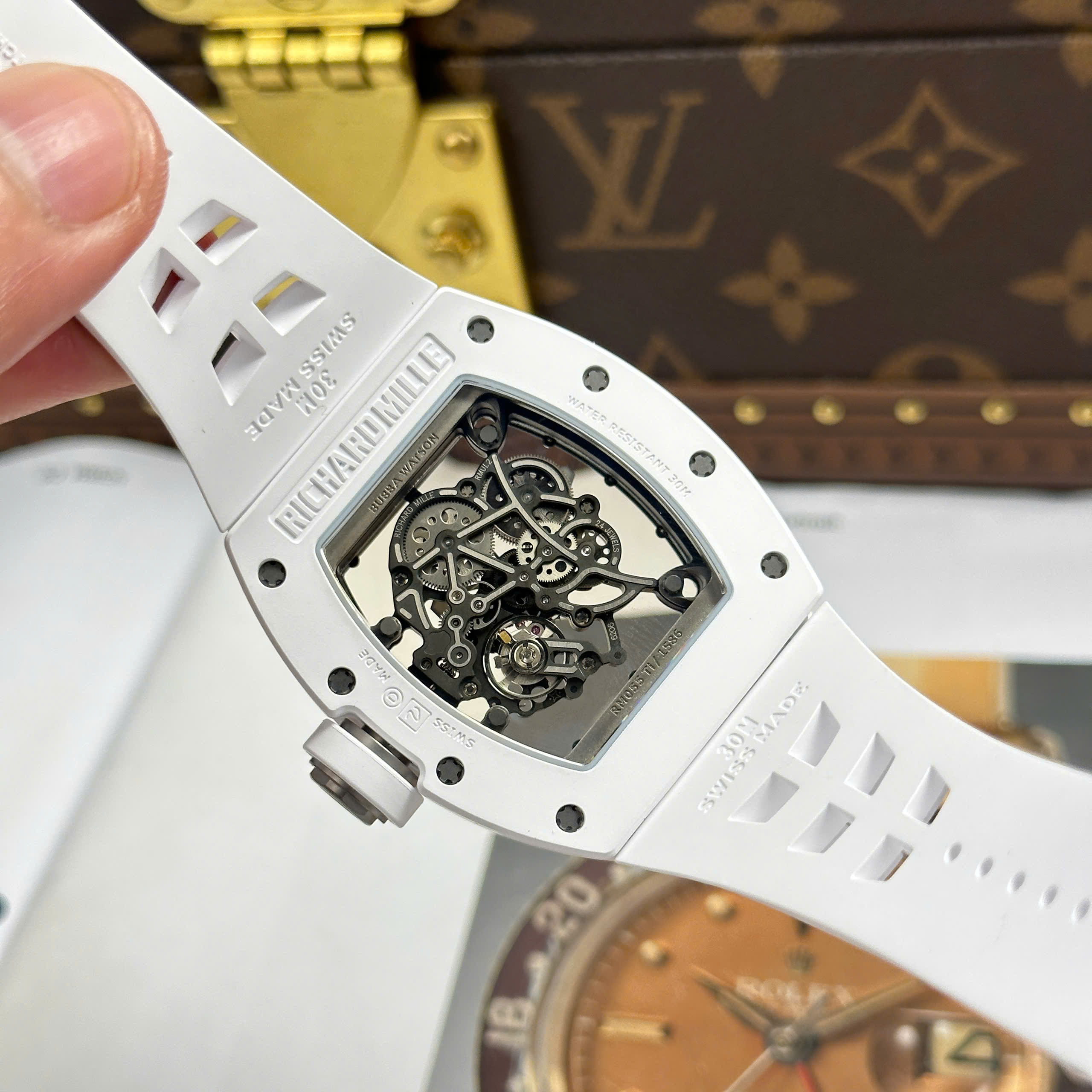 Đồng Hồ Richard RM055 Vỏ Ceramic Replica 1:1 ZF Factory