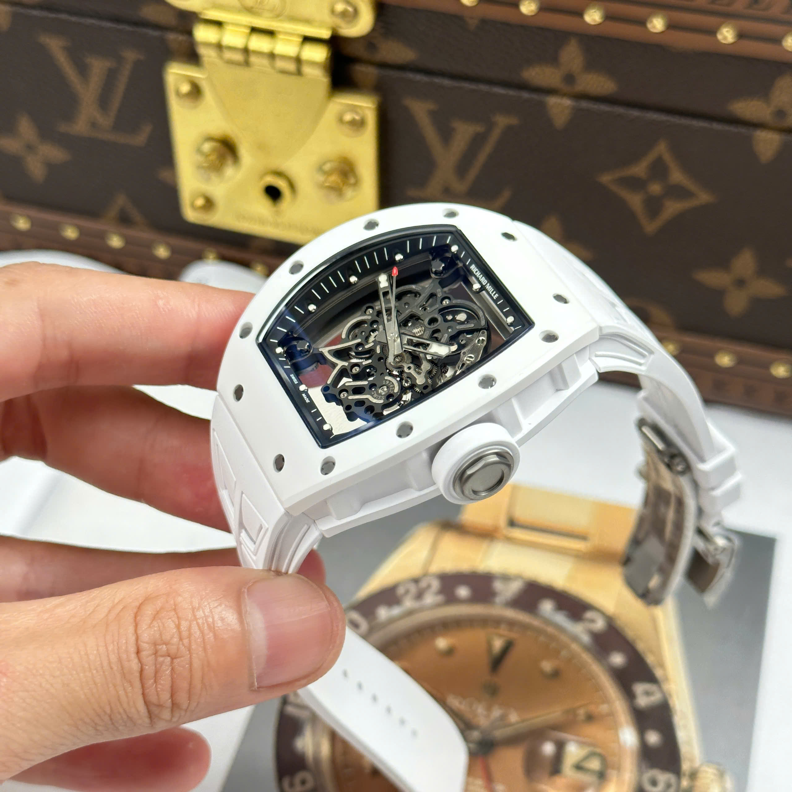 Đồng Hồ Richard RM055 Vỏ Ceramic Replica 1:1 ZF Factory