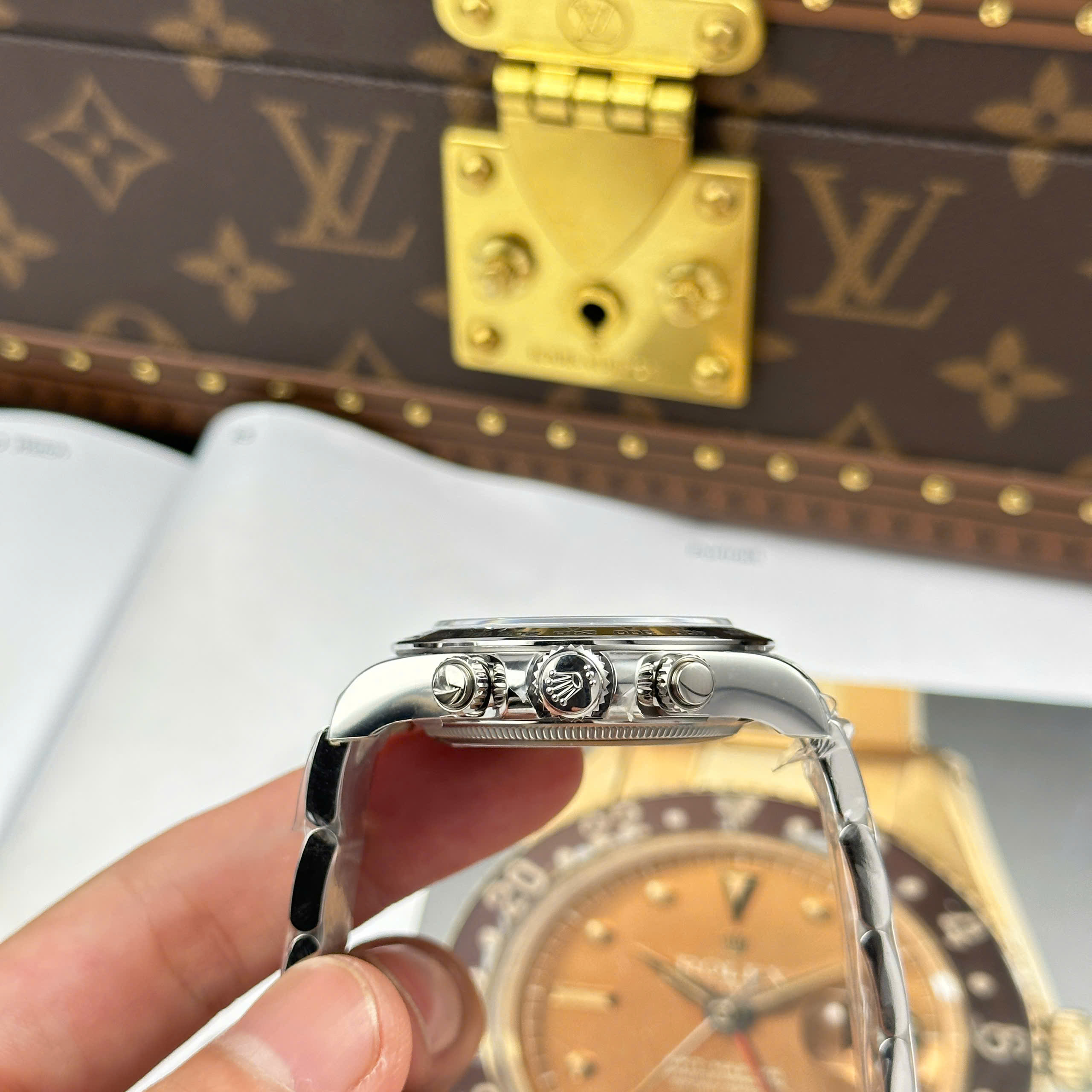 Đồng Hồ Rolex Cosmograph Daytona 126509 Mặt Xanh Blue 40mm Replica 1:1 THB Factory