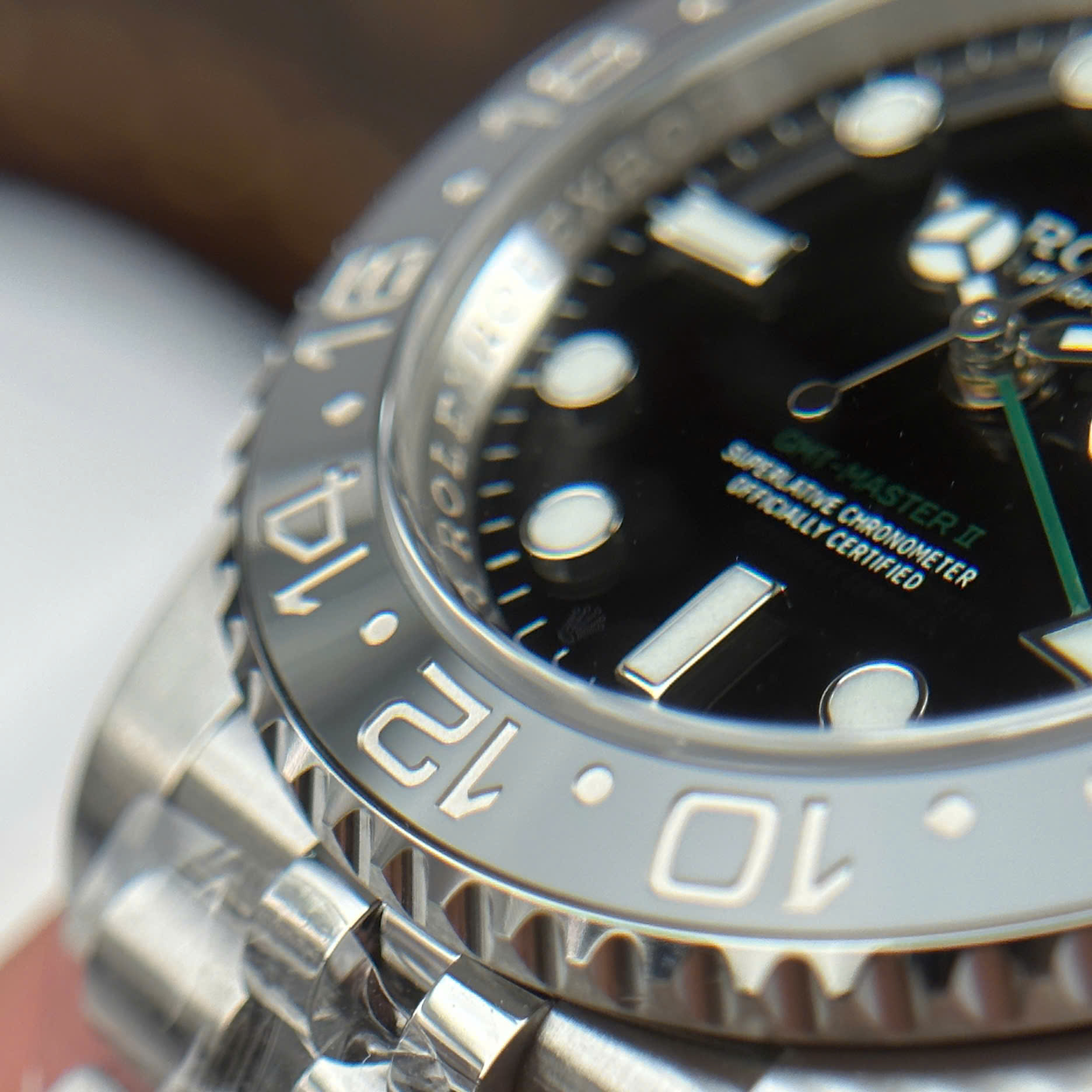 Đồng Hồ Rolex GMT-Master II 116710LN Mặt Đen Dây Jubilee Replica 1:1 Clean Factory 40mm