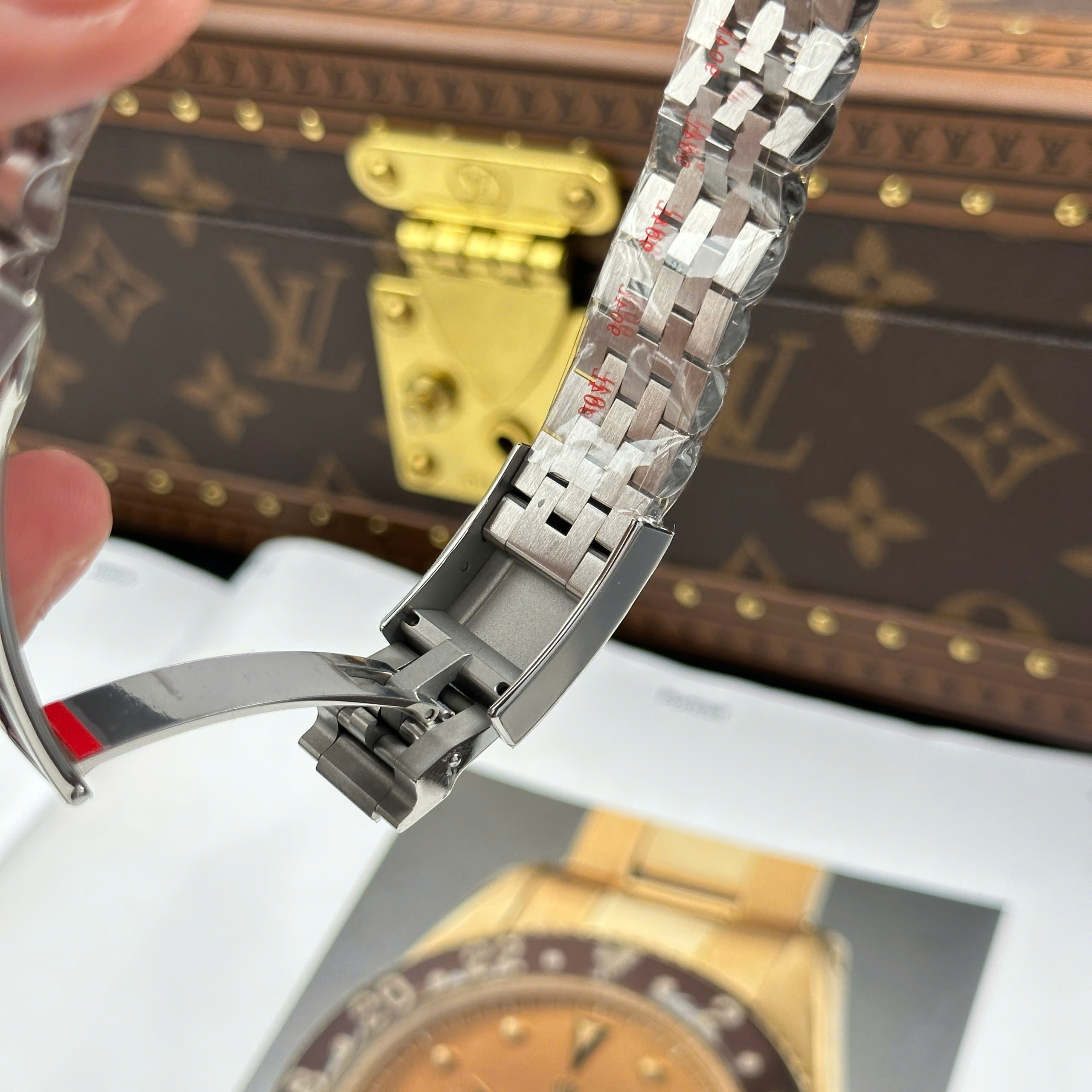 Đồng Hồ Rolex GMT-Master II 116710LN Mặt Đen Dây Jubilee Replica 1:1 Clean Factory 40mm