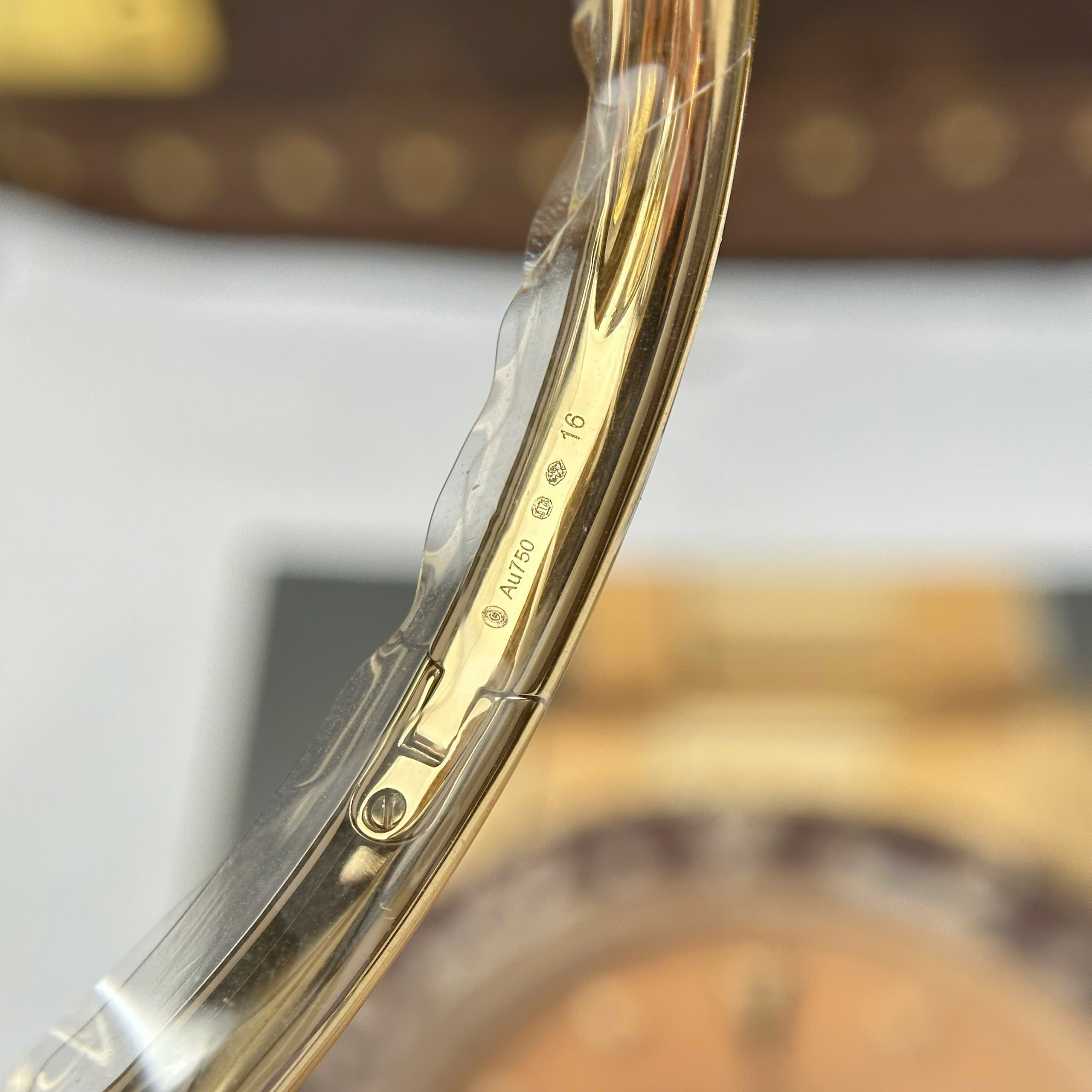 Đồng Hồ Nữ Cartier Baignoire Mini Model Vàng Vàng BBA Factory (Cổ Tay 15,16,17cm)
