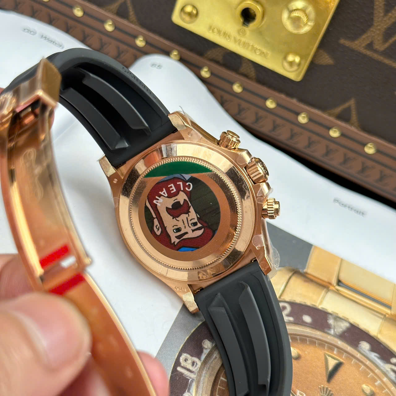 Đồng Hồ Rolex Cosmograph Daytona 40mm M116515LN Replica 1:1 Clean Factory