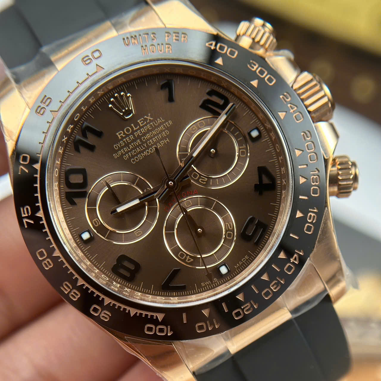 Đồng Hồ Rolex Cosmograph Daytona 40mm M116515LN Replica 1:1 Clean Factory