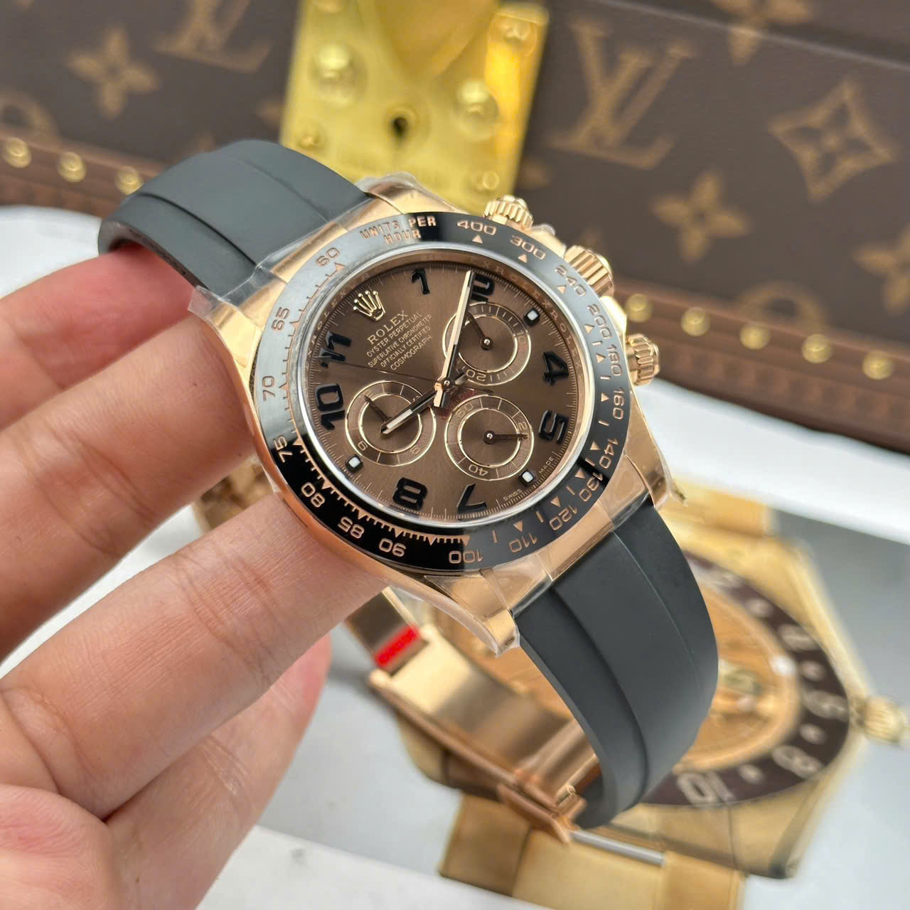 Đồng Hồ Rolex Cosmograph Daytona 40mm M116515LN Replica 1:1 Clean Factory