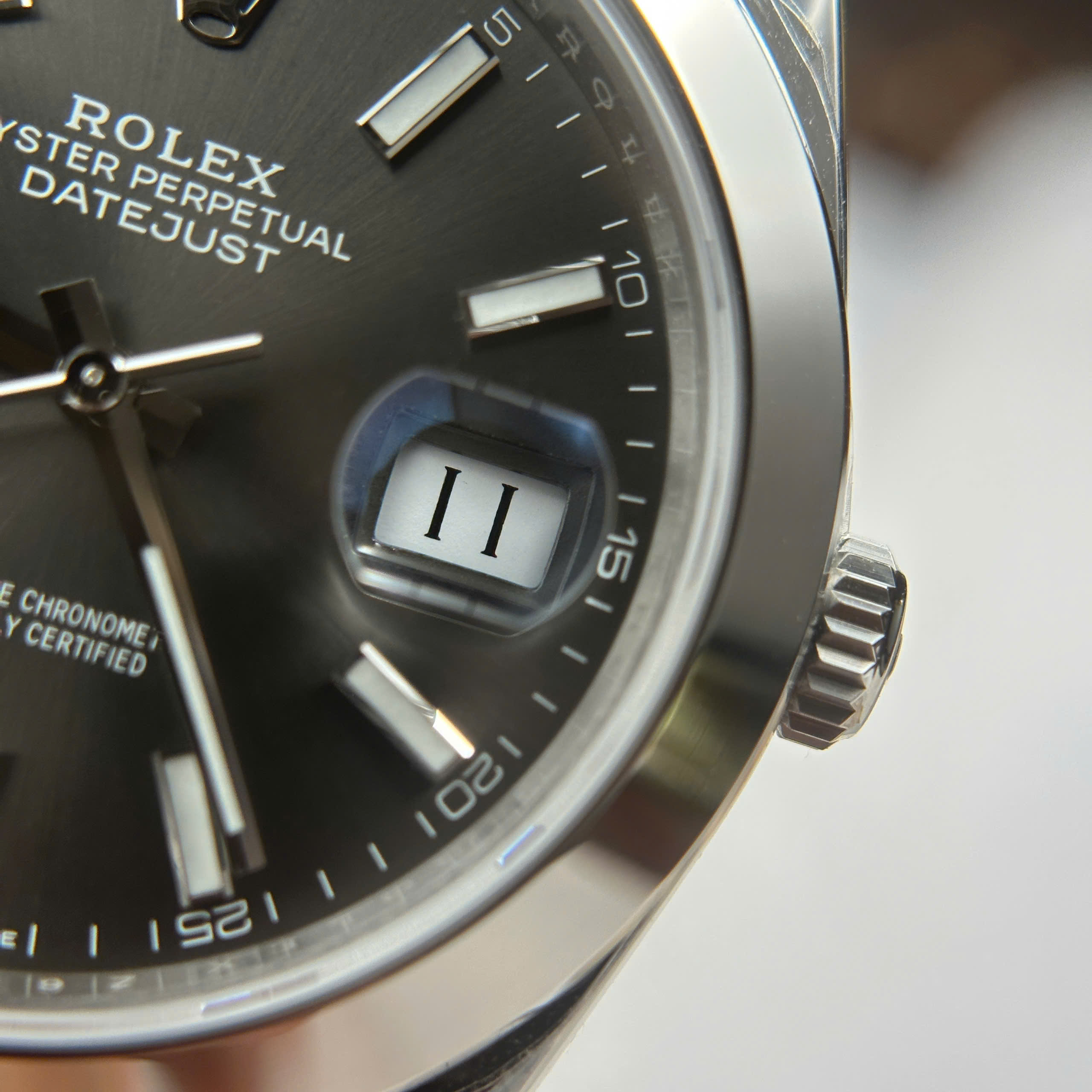 Đồng Hồ Rolex Datejust 41mm M126300 Mặt Số Xám Replica 1:1 VSF Factory