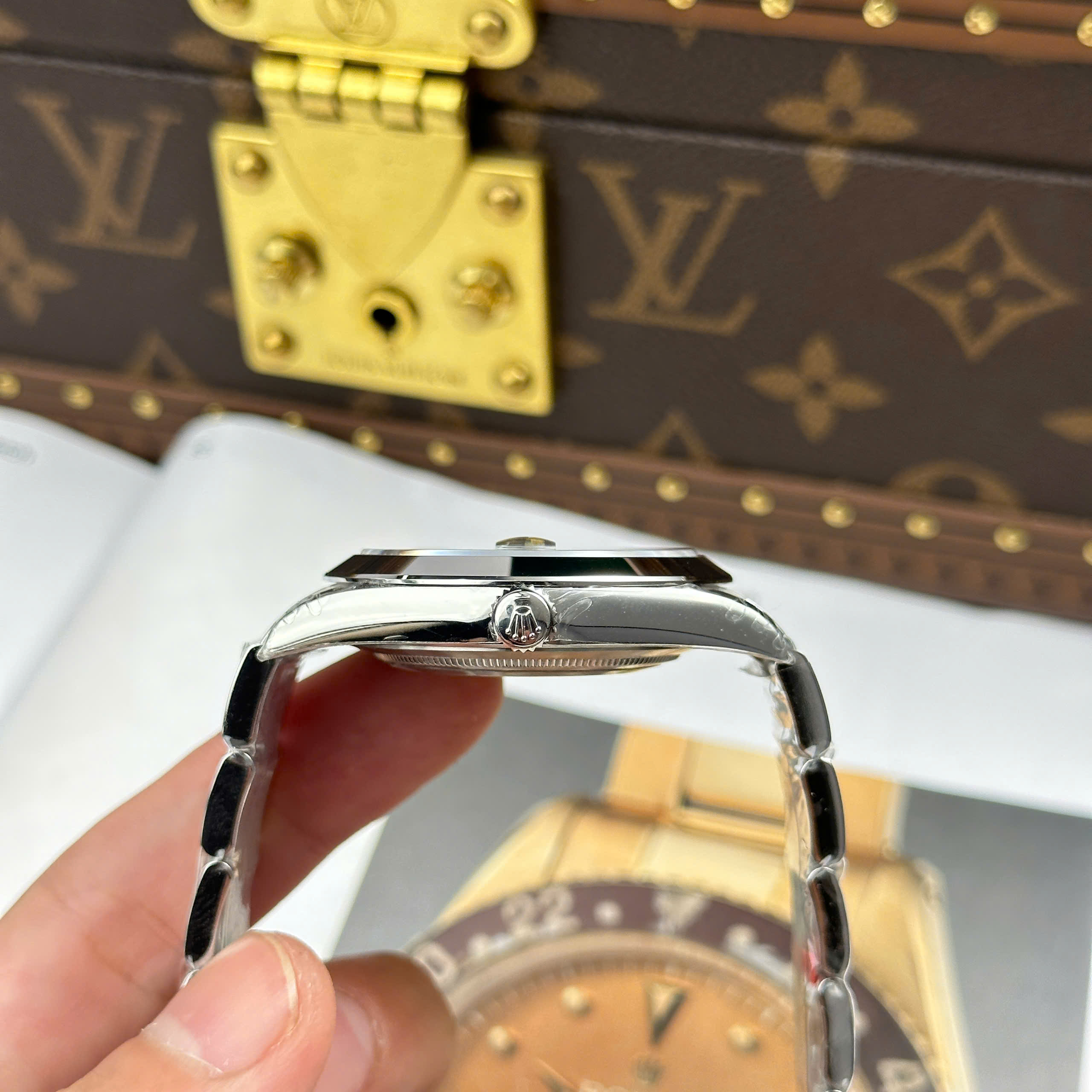 Đồng Hồ Rolex Datejust 41mm M126300 Mặt Số Xám Replica 1:1 VSF Factory