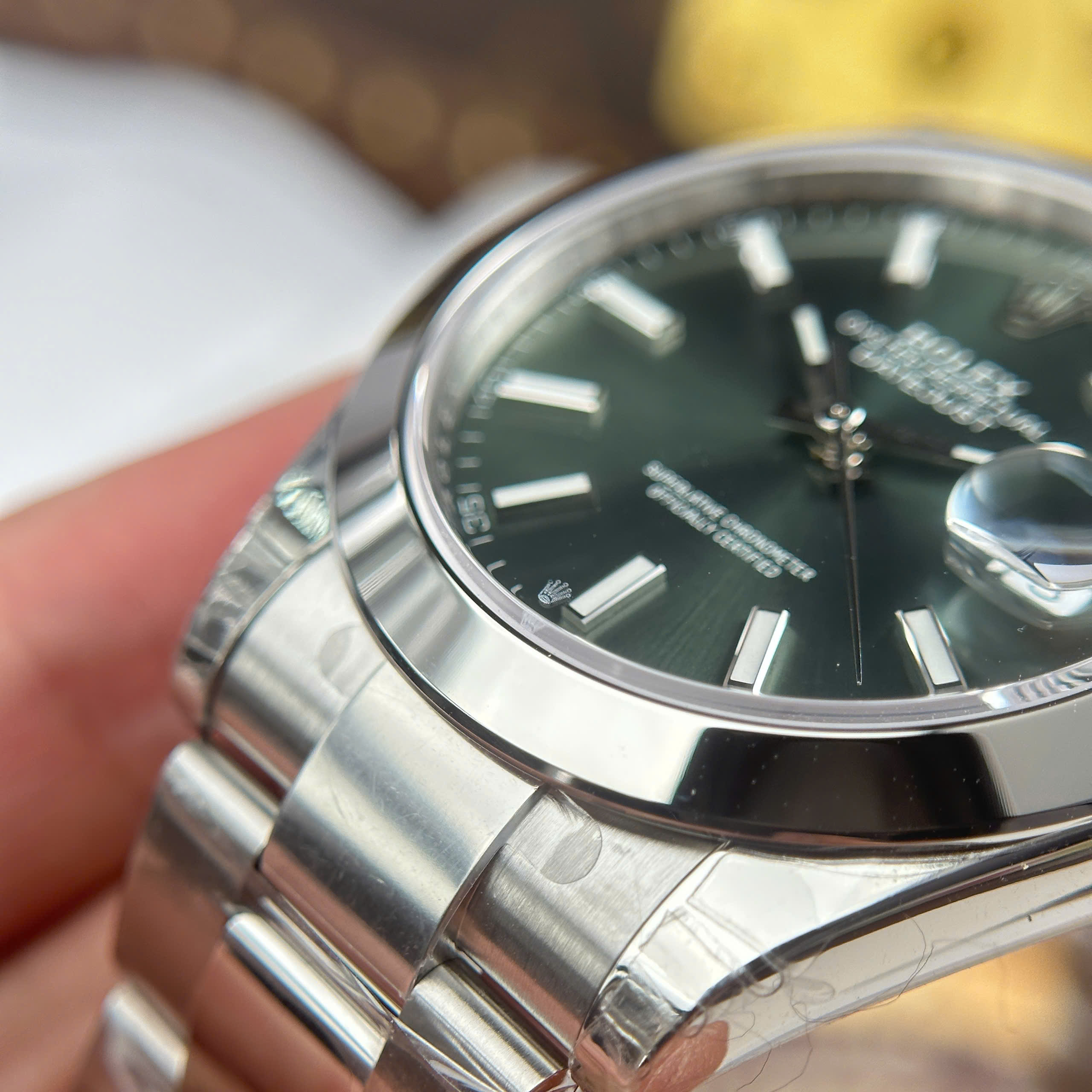 Đồng Hồ Rolex Datejust 41mm M126300 Mặt Số Xanh Lá Replica 1:1 VSF Factory