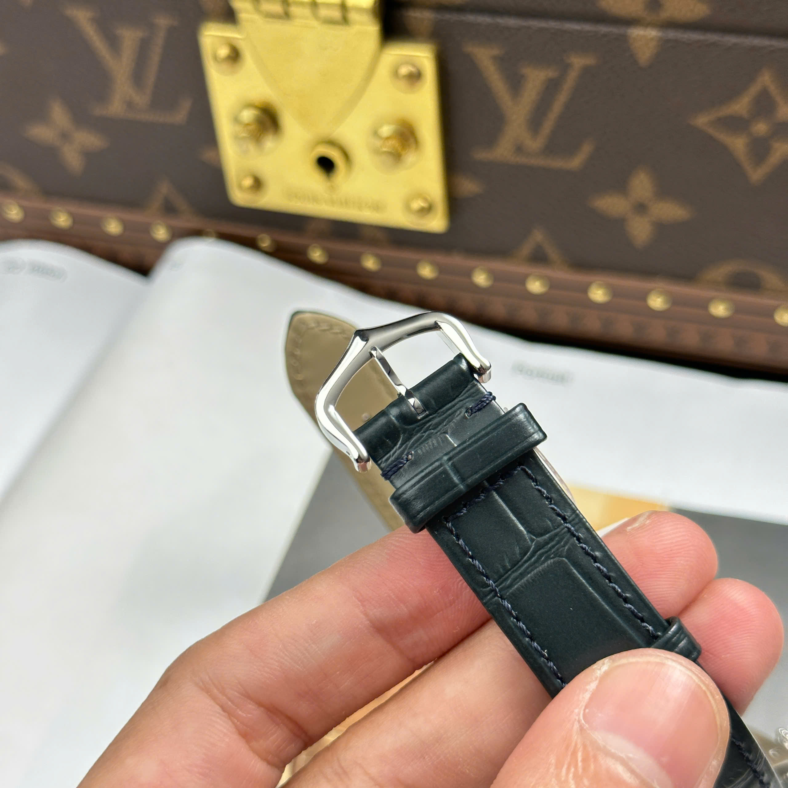 Đồng Hồ Cartier Santos Dumont Size XL Replica 1:1 F1 Factory