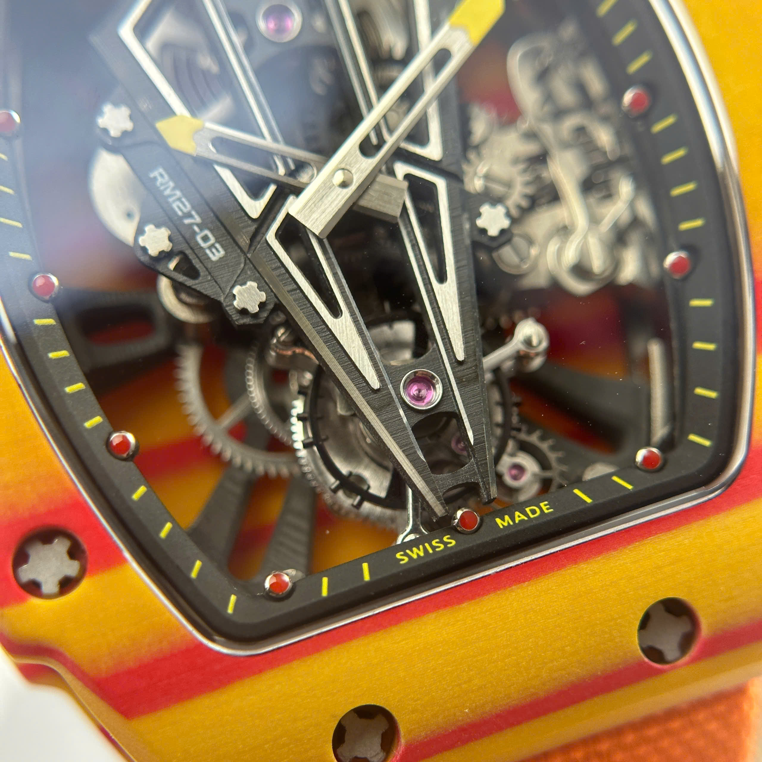 Đồng Hồ Richard Mille RM 27-03 Tourbilon Rafael Nadal Replica 1:1