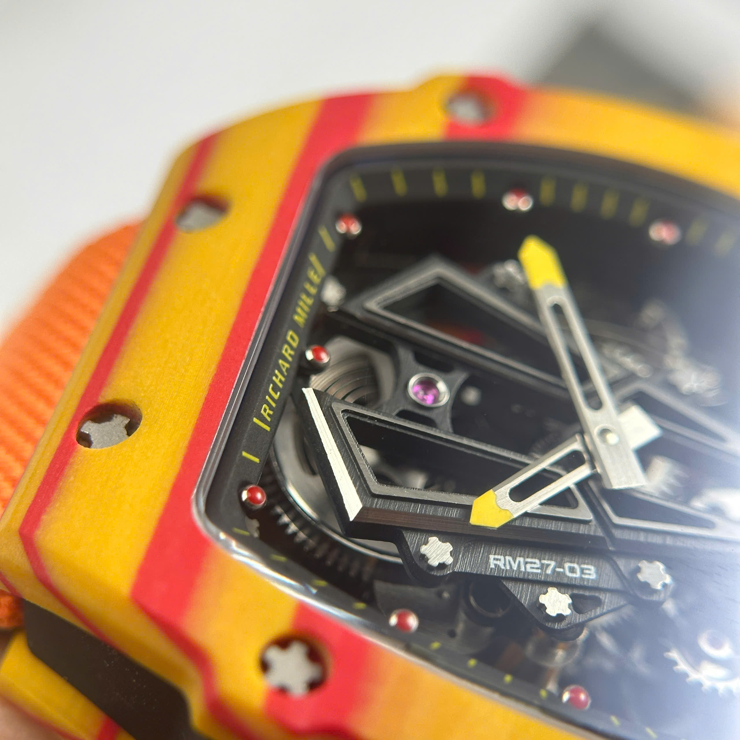 Đồng Hồ Richard Mille RM 27-03 Tourbilon Rafael Nadal Replica 1:1
