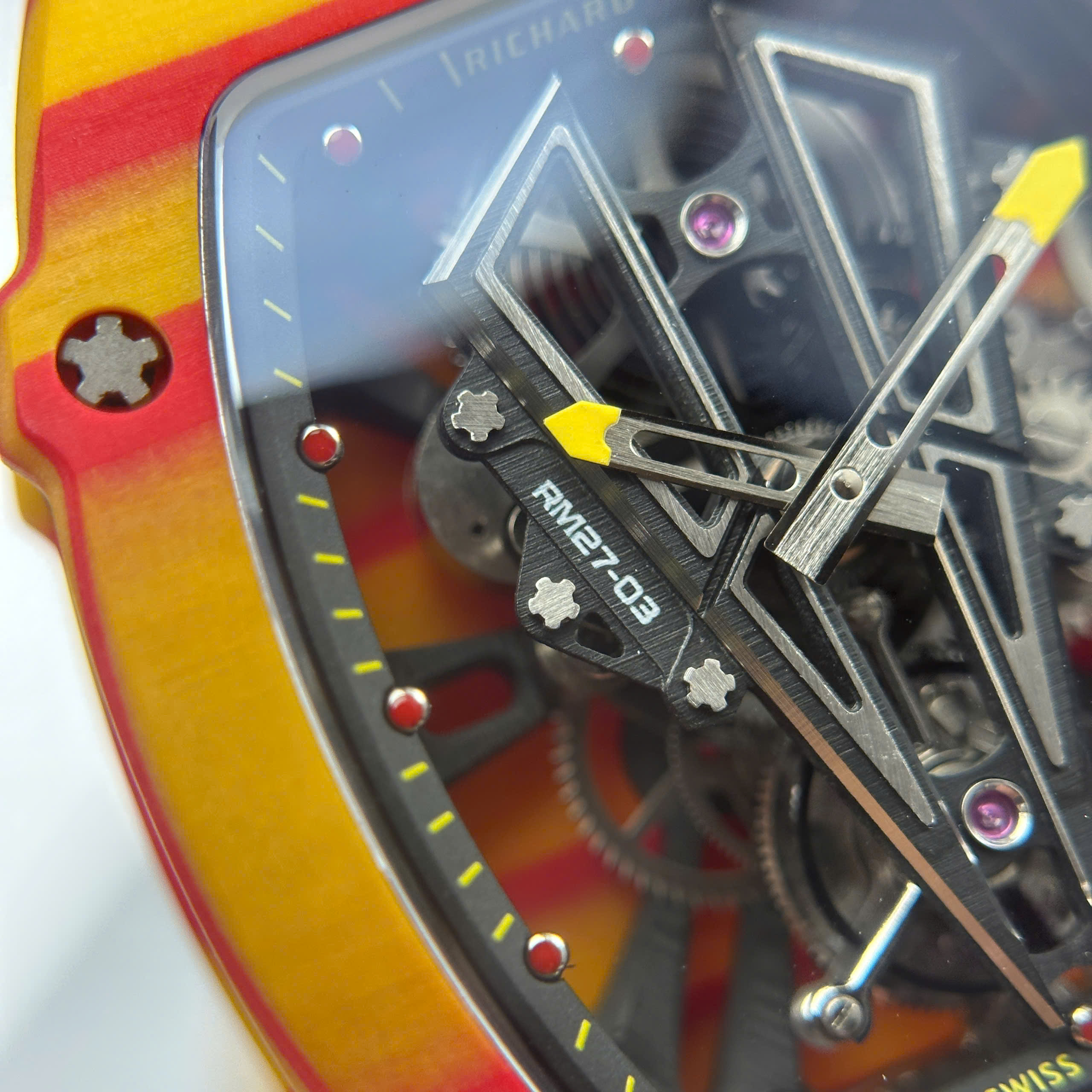 Đồng Hồ Richard Mille RM 27-03 Tourbilon Rafael Nadal Replica 1:1