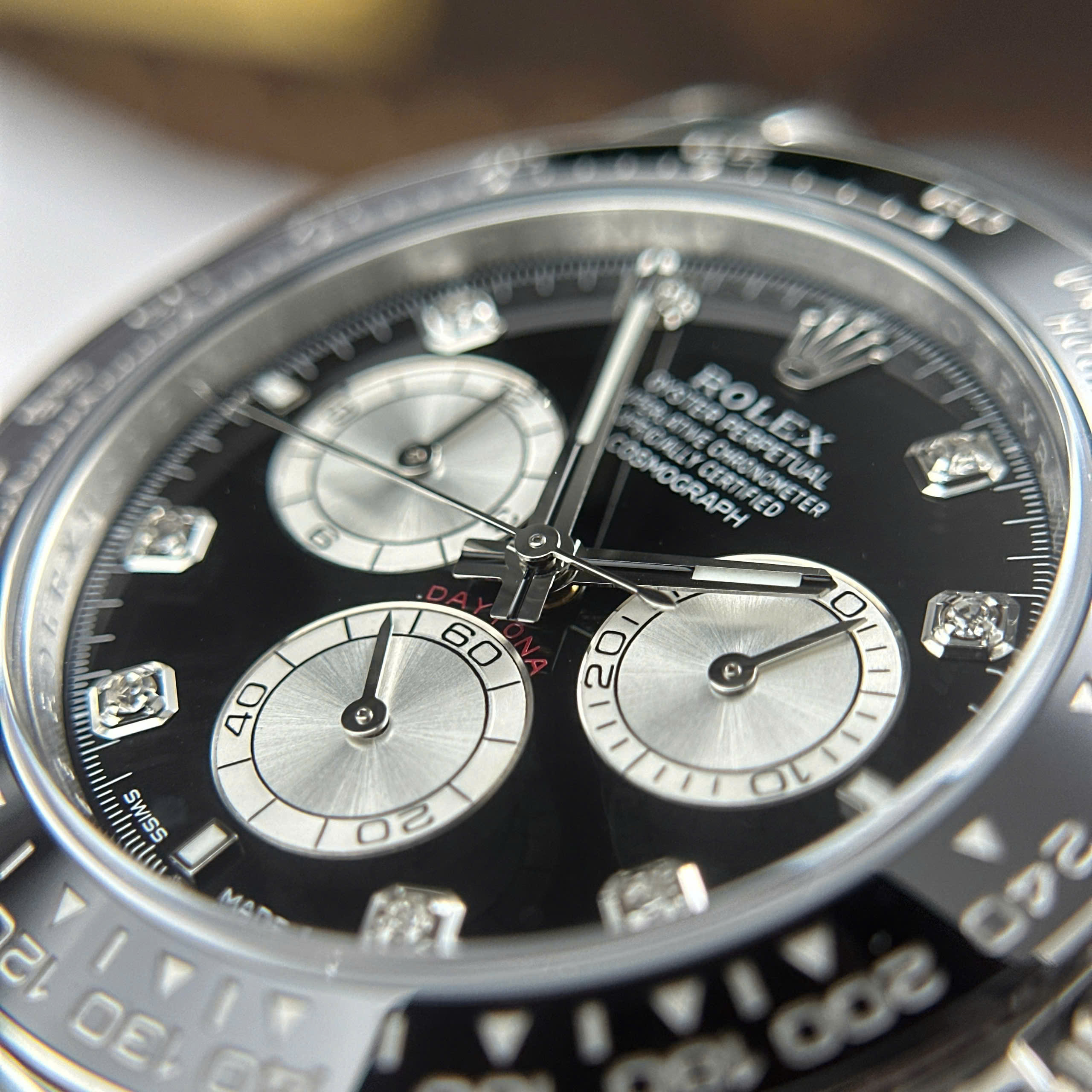 Đồng Hồ Rolex Cosmograph Daytona 40mm 126519LN Mặt Số Đen Rep 1:1 Cao Cấp