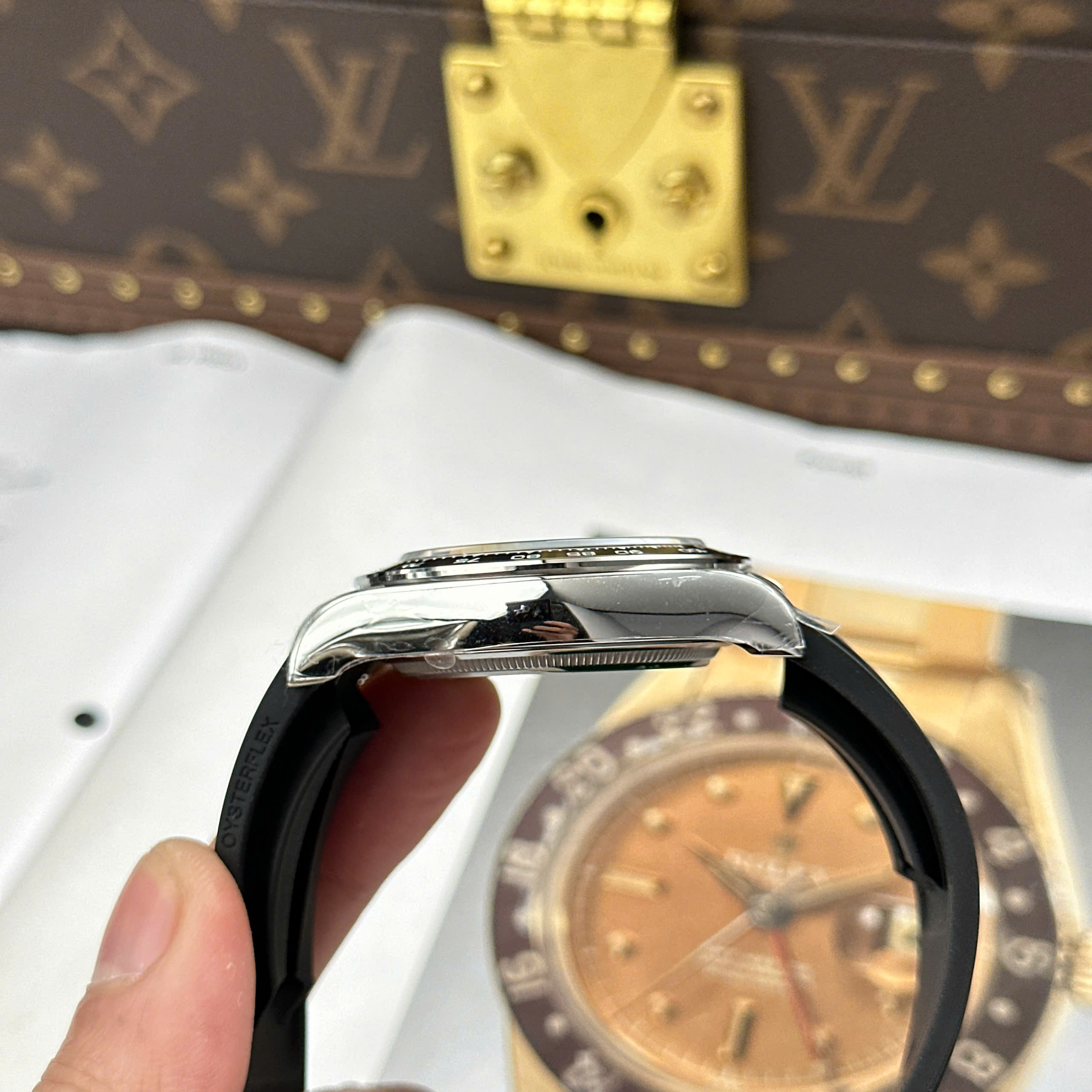 Đồng Hồ Rolex Cosmograph Daytona 40mm 126519LN Mặt Số Đen Rep 1:1 Cao Cấp
