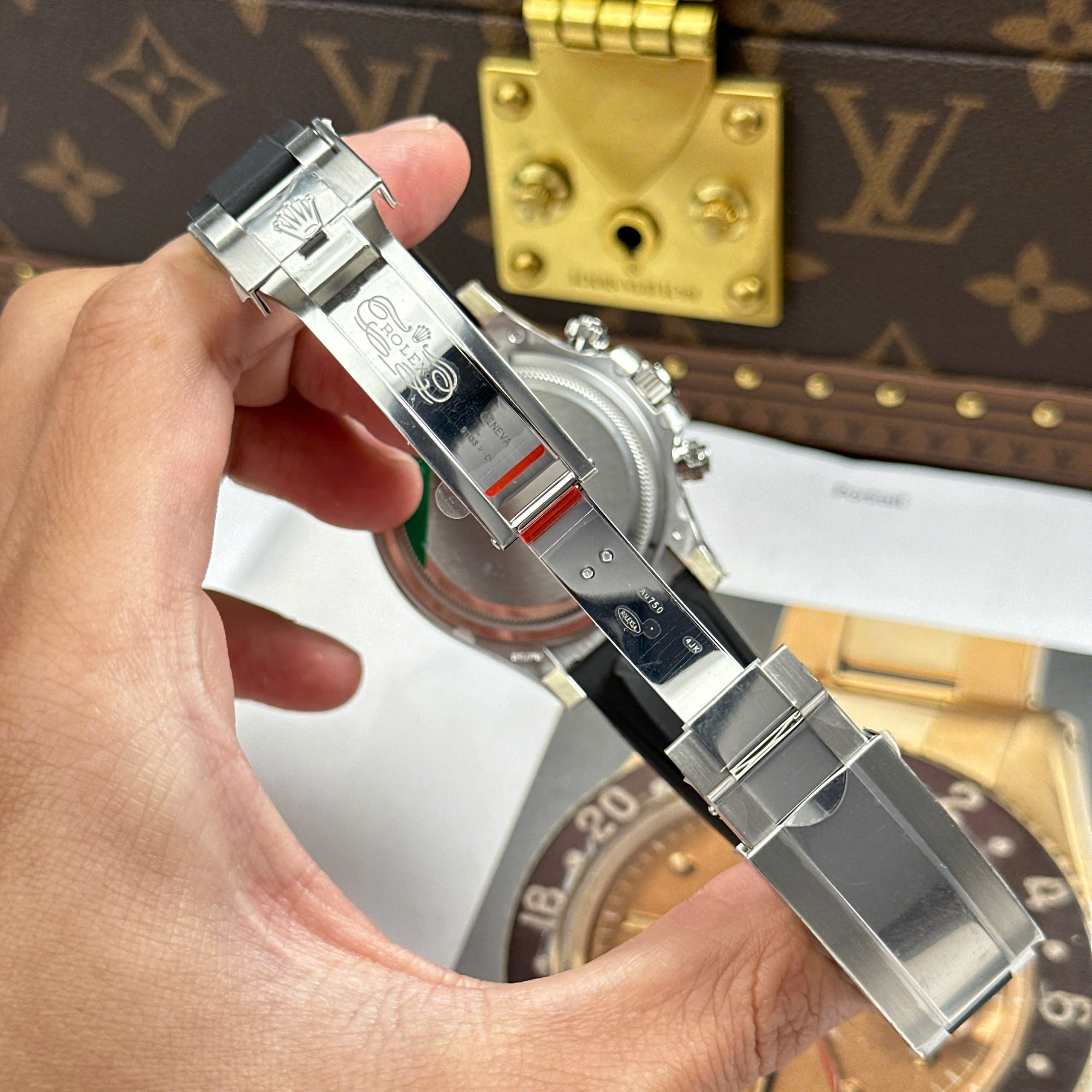 Đồng Hồ Rolex Cosmograph Daytona 40mm 126519LN Mặt Số Đen Rep 1:1 Cao Cấp