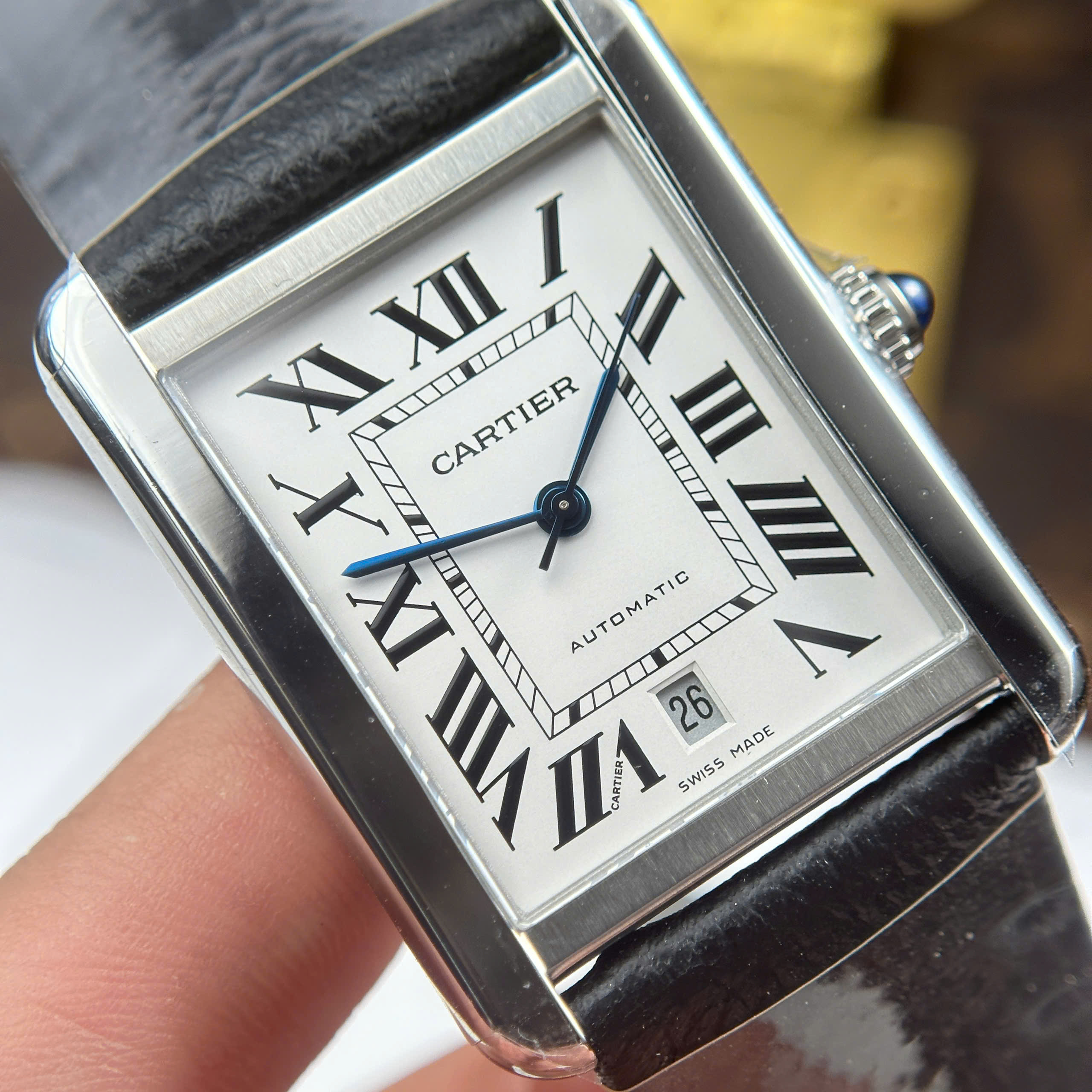 Đồng Hồ Cartier Tank Solo Extra Large Moden 31mmx40mm Replica 1:1 AF Factory