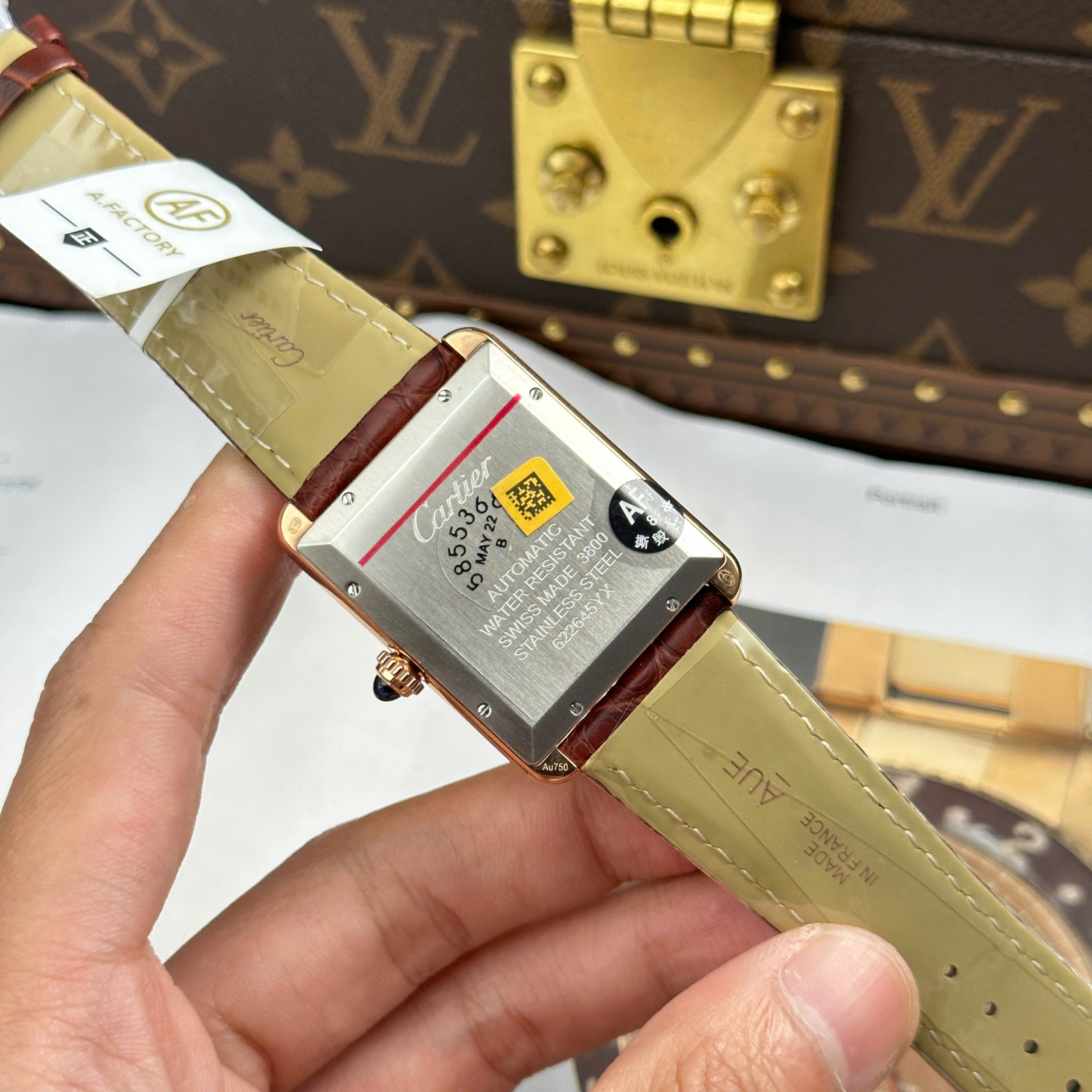 Đồng Hồ Cartier Tank Solo Extra Large Moden 31mmx40mm Replica 1:1 AF Factory