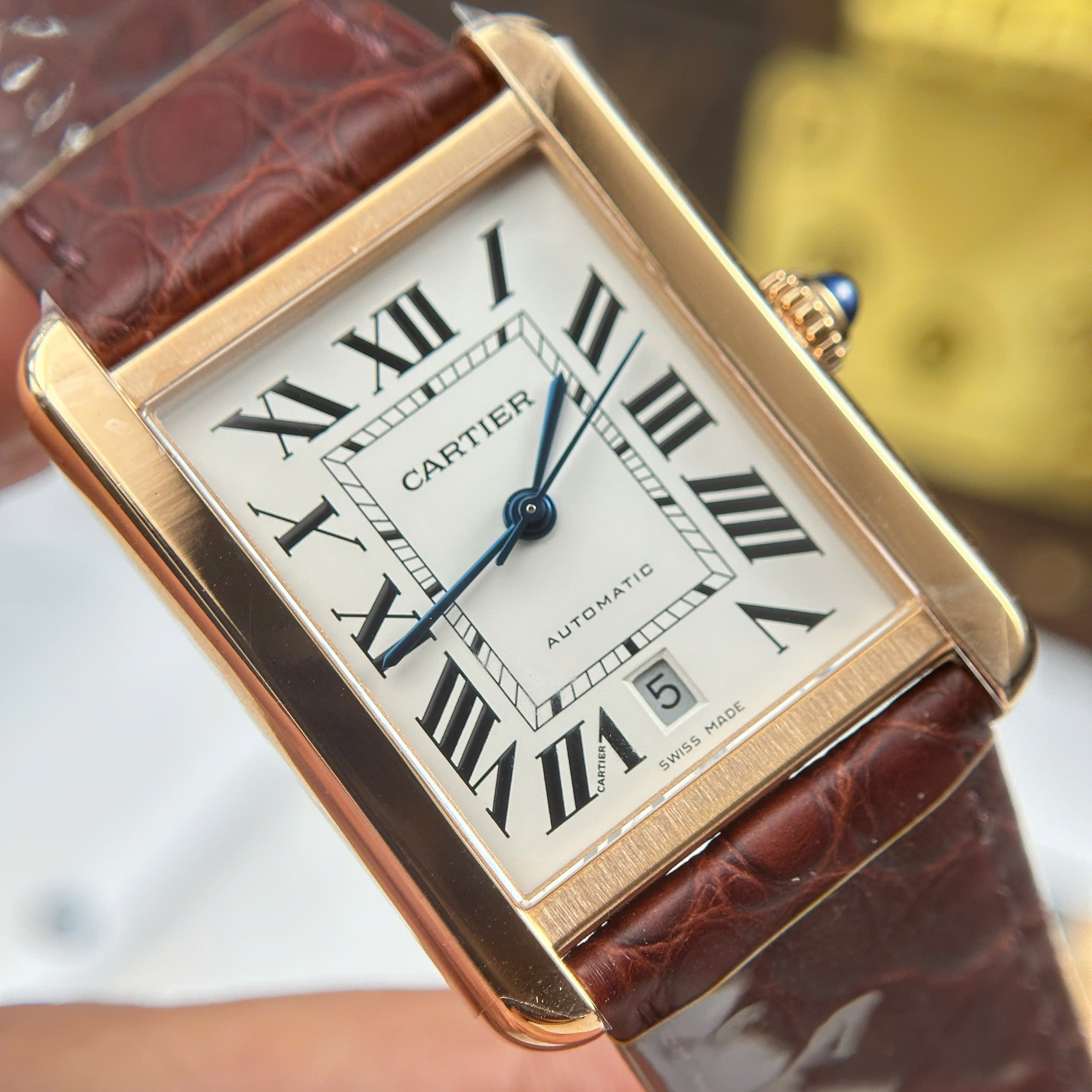Đồng Hồ Cartier Tank Solo Extra Large Moden 31mmx40mm Replica 1:1 AF Factory