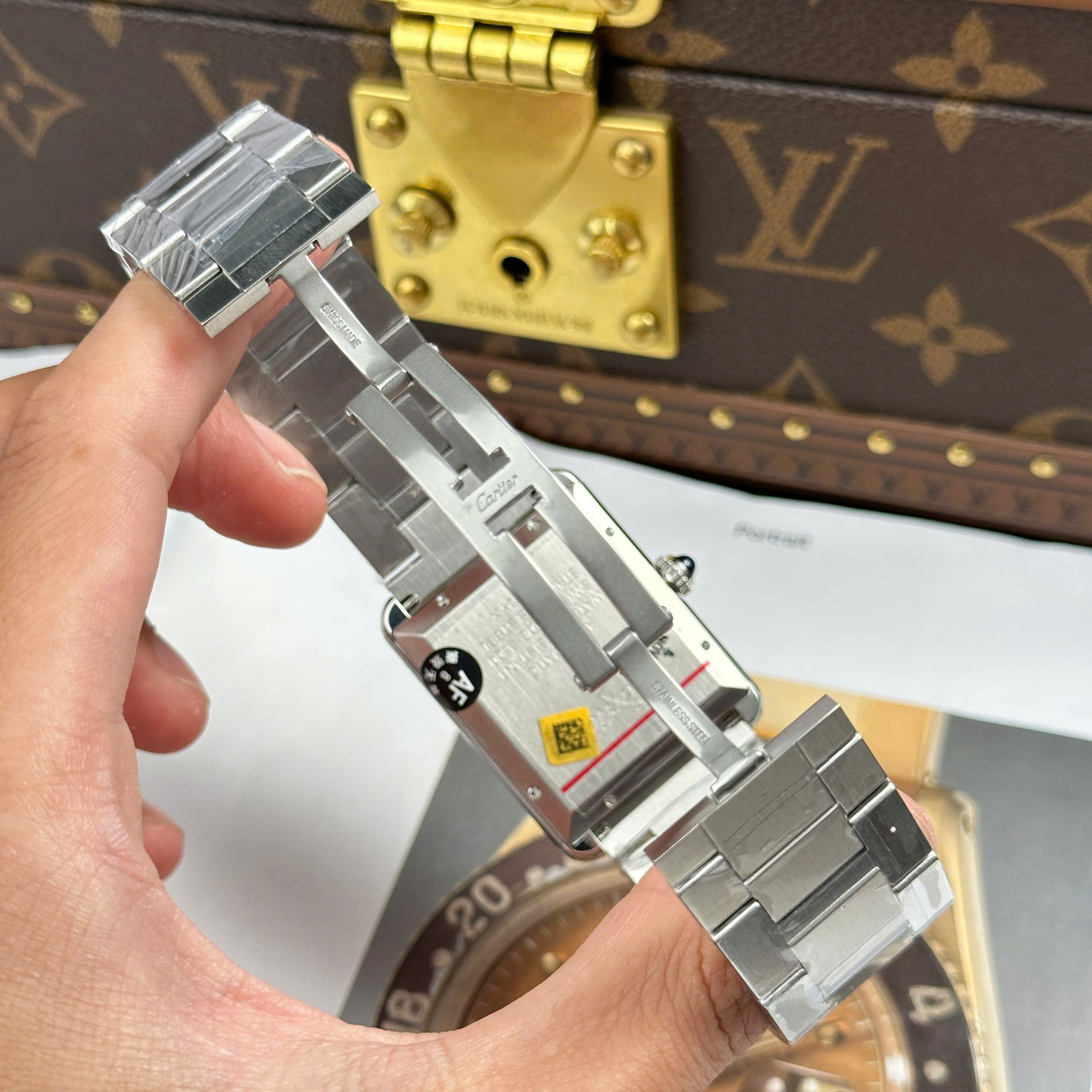 Đồng Hồ Cartier Tank Solo Extra Large Moden 31mmx40mm Replica 1:1 AF Factory