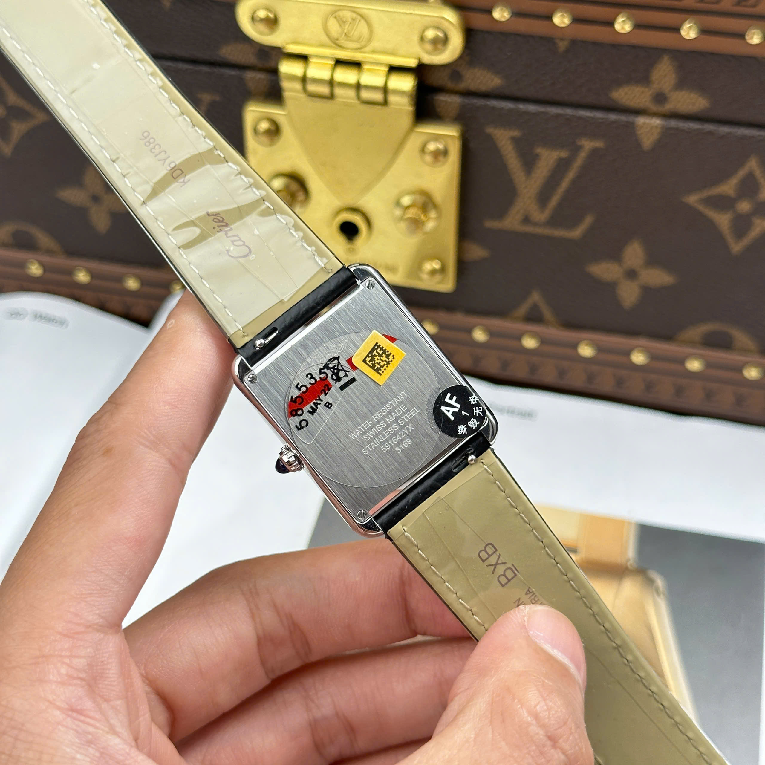 Đồng Hồ Cartier Tank Solo Large Moden 27.5mmx35mm Replica 1:1 AF Factory