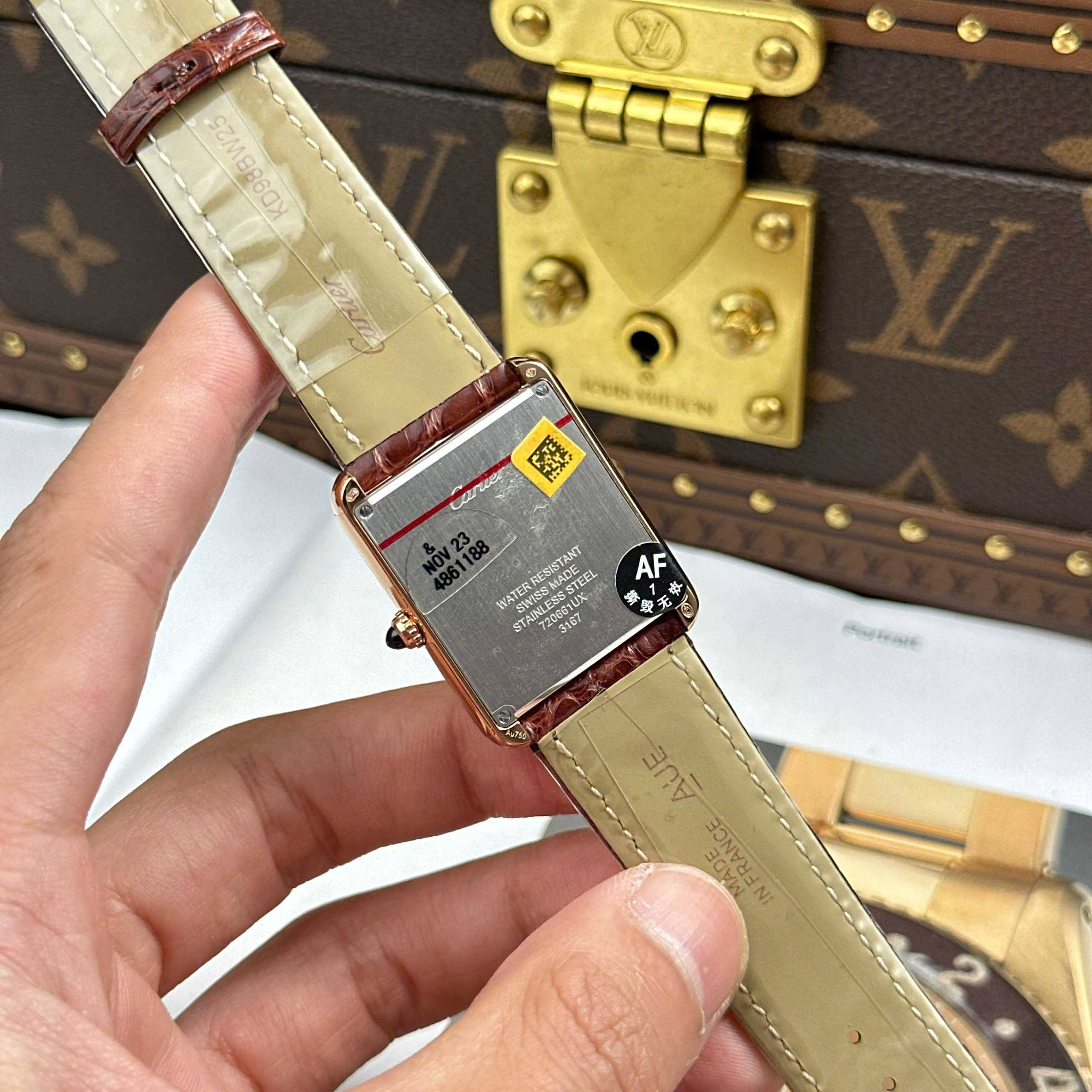 Đồng Hồ Cartier Tank Solo Large Moden 27.5mmx35mm Replica 1:1 AF Factory