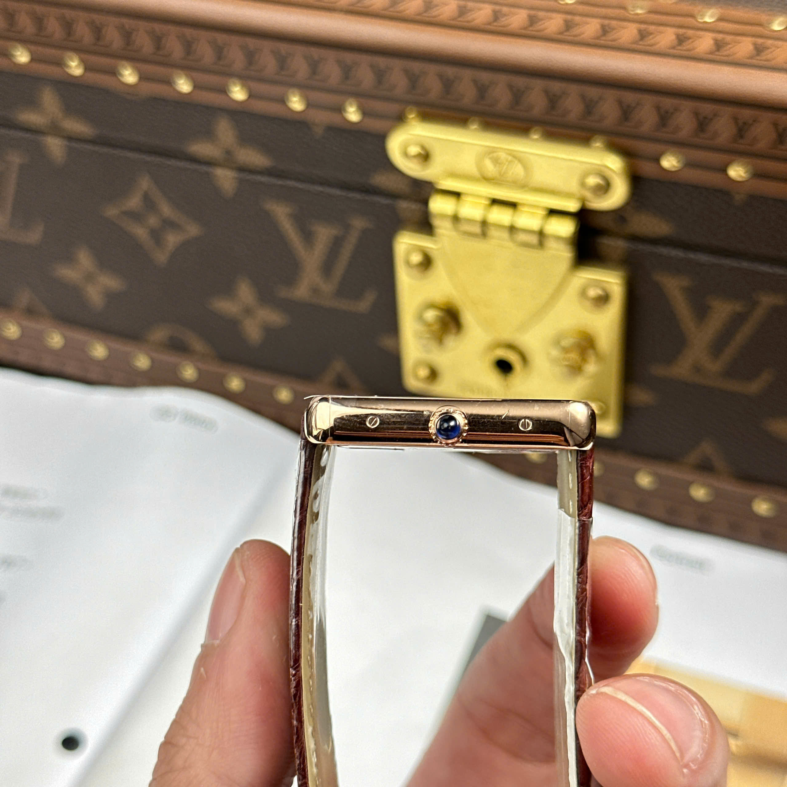 Đồng Hồ Cartier Tank Solo Large Moden 27.5mmx35mm Replica 1:1 AF Factory