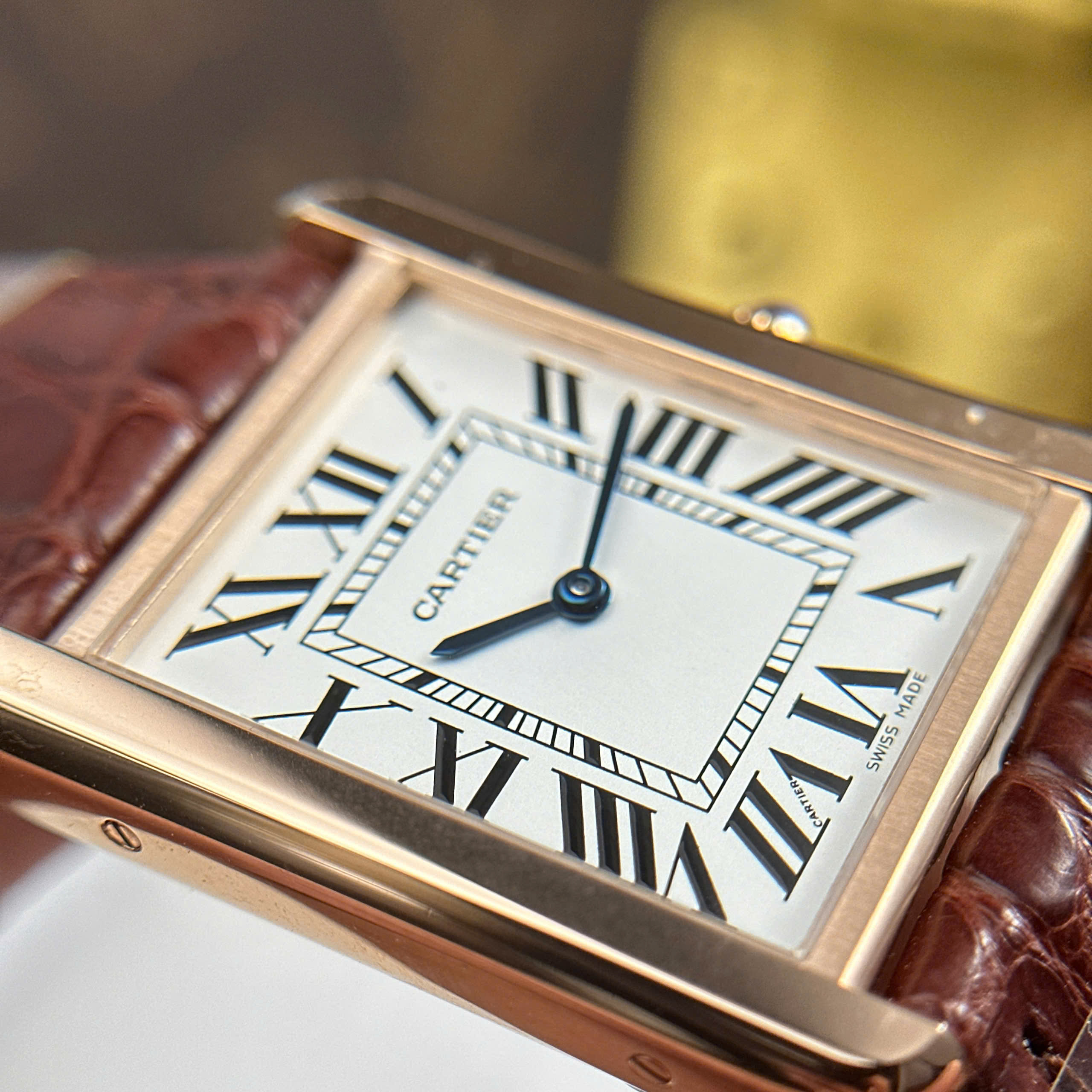 Đồng Hồ Cartier Tank Solo Large Moden 27.5mmx35mm Replica 1:1 AF Factory